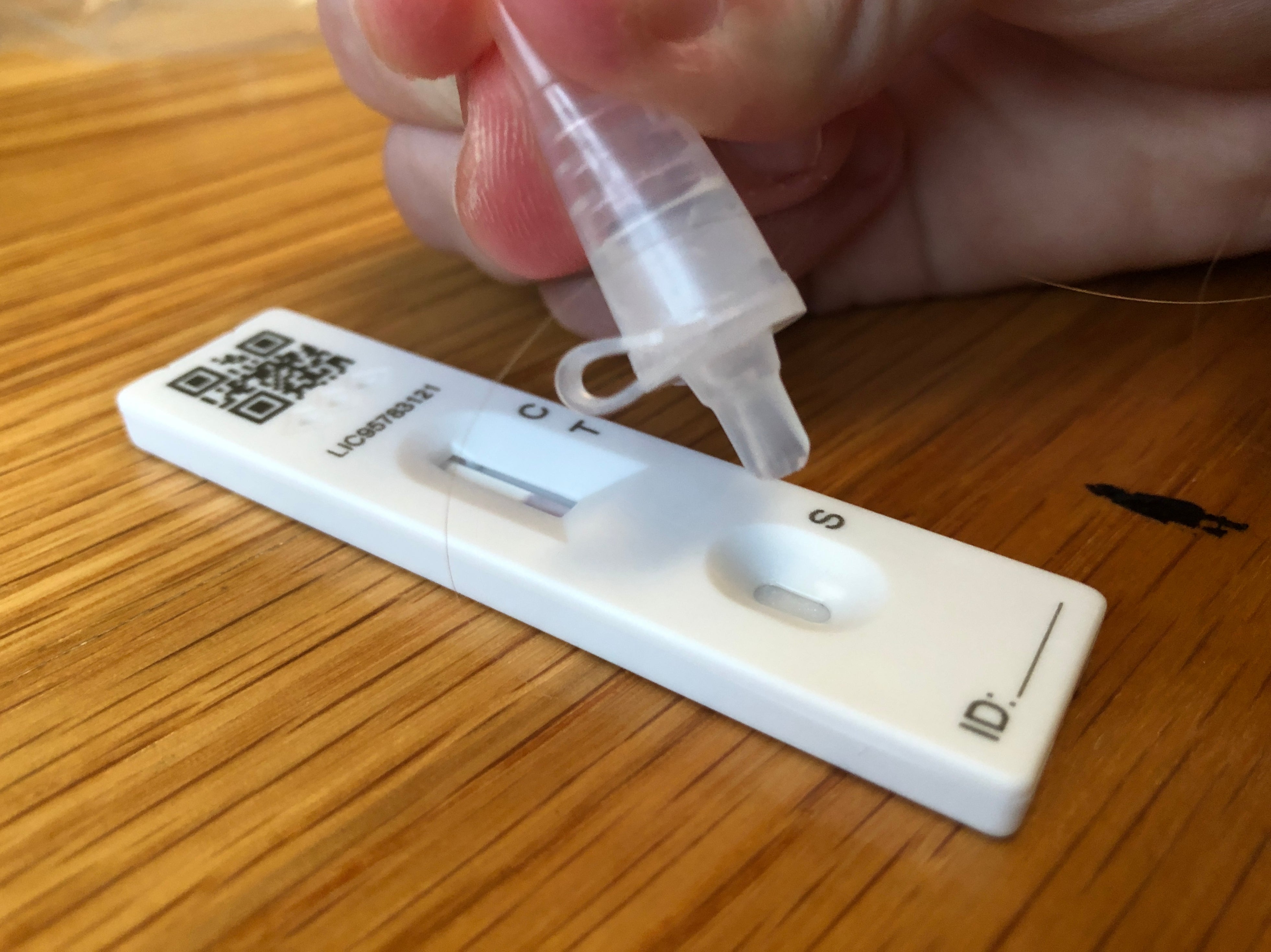 Testing times: a lateral flow device