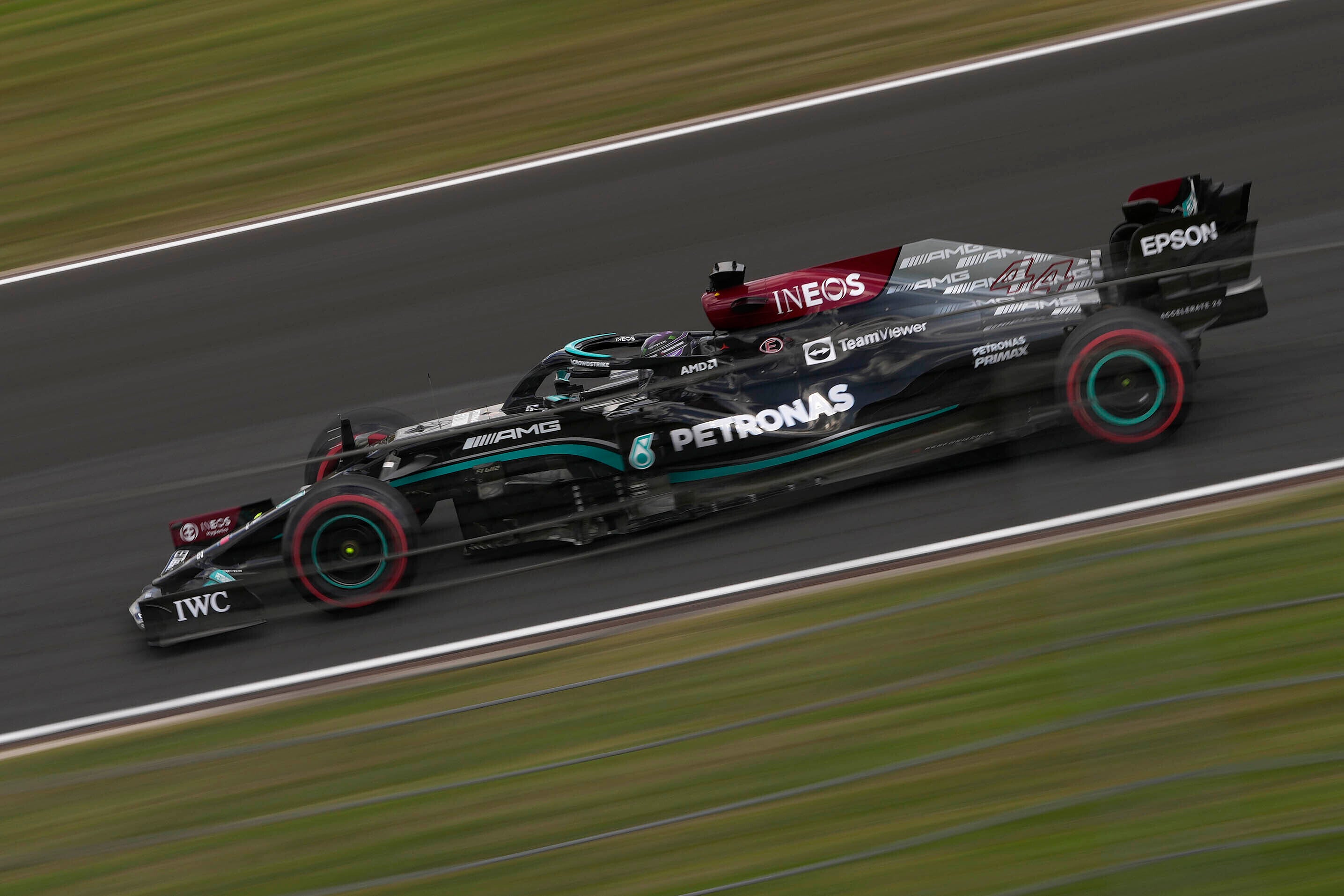 Lewis Hamilton finished fastest in first practice (Francisco Seco/AP)