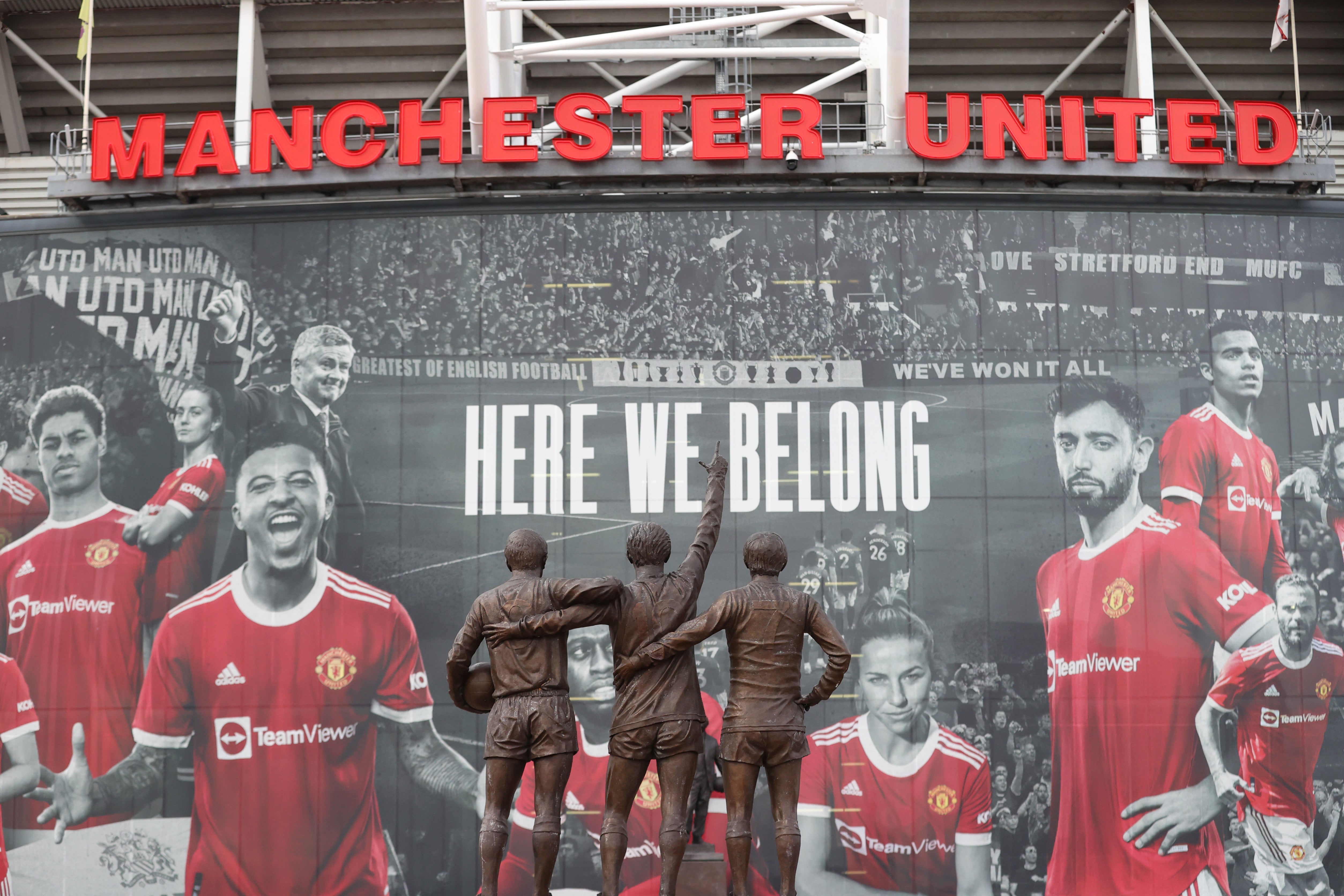 Manchester United’s home ground Old Trafford