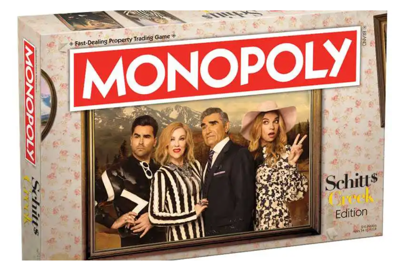 The new Schitt’s Creek Monopoly board game