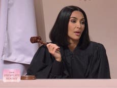 SNL: Kim Kardashian plays her sister in spoof ‘The People’s Court’ skit