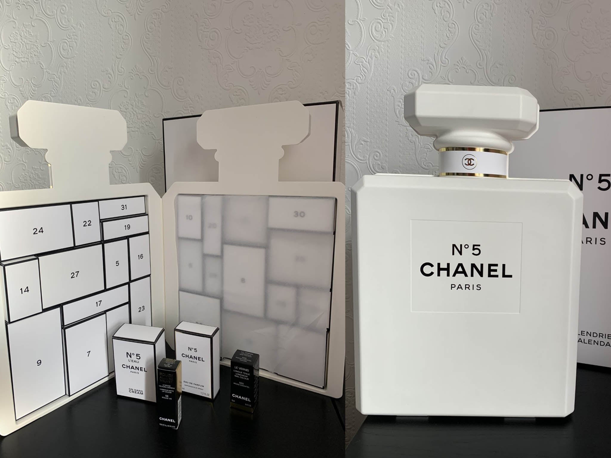 The chic minimalist packaging screams Chanel