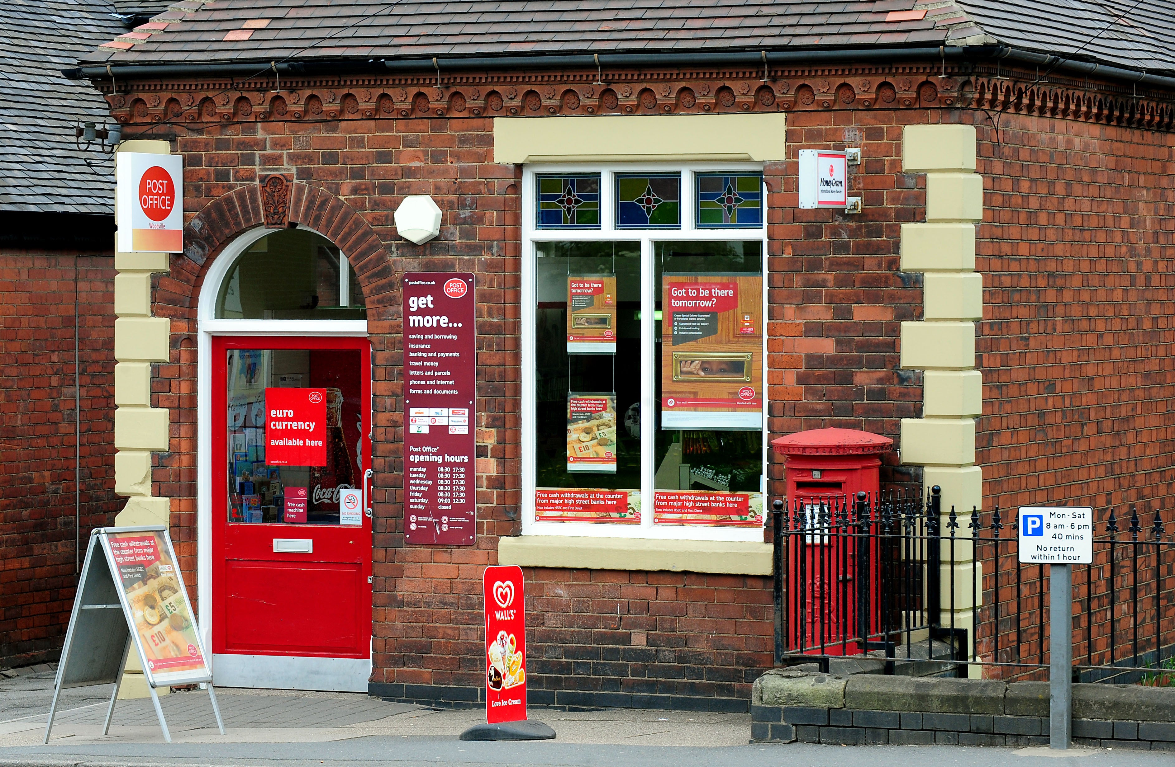 Cash deposits and withdrawals on course to top £3 billion in a month at Post Offices as bank branches are closed (Rui Vieira/PA)