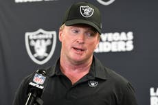 Jon Gruden resigns as Raiders coach after racist, homophobic and misogynistic comments surface