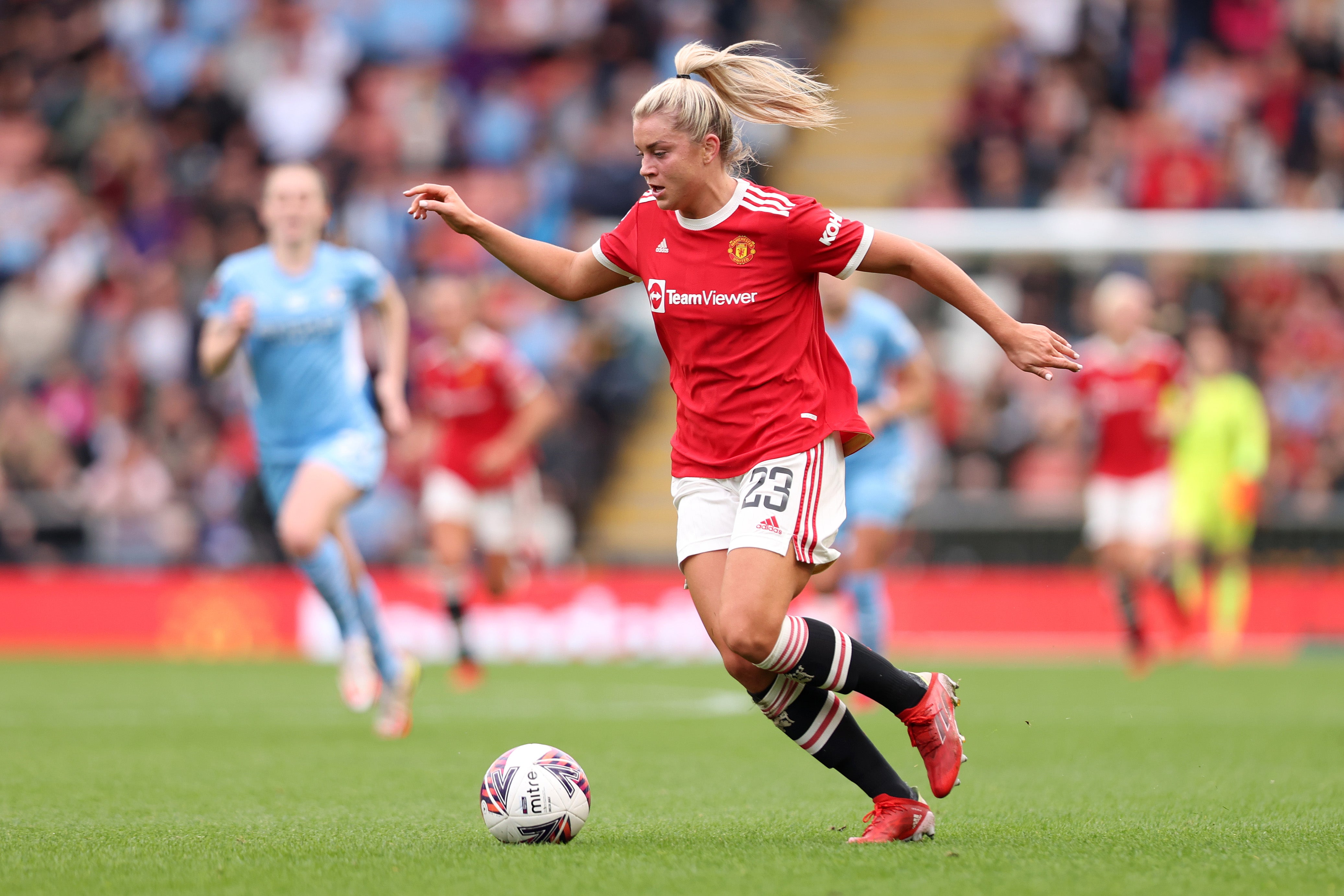 Alessia Russo has scored twice in the Women’s Super League this season