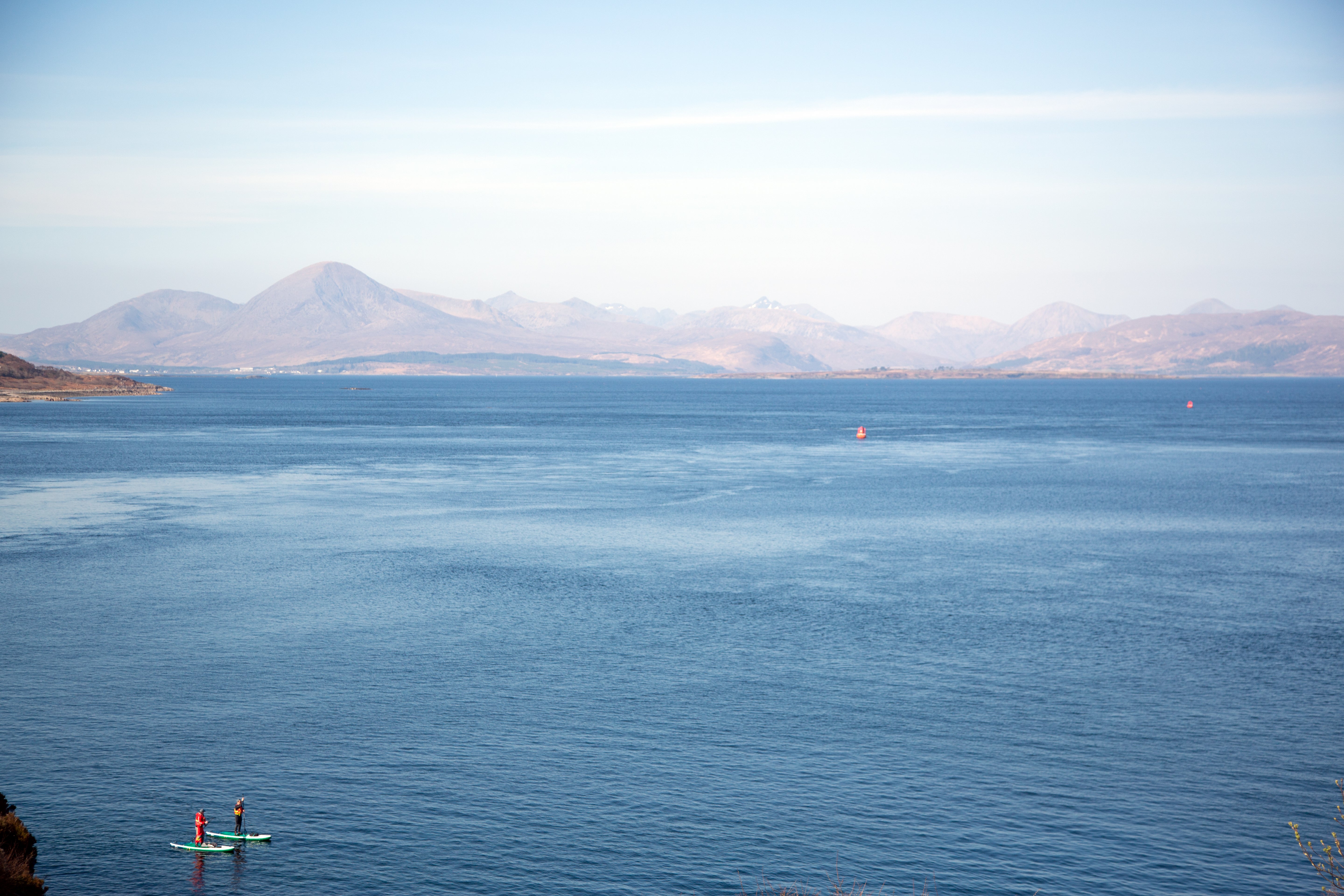 Unbeatable views can be enjoyed from a paddleboard