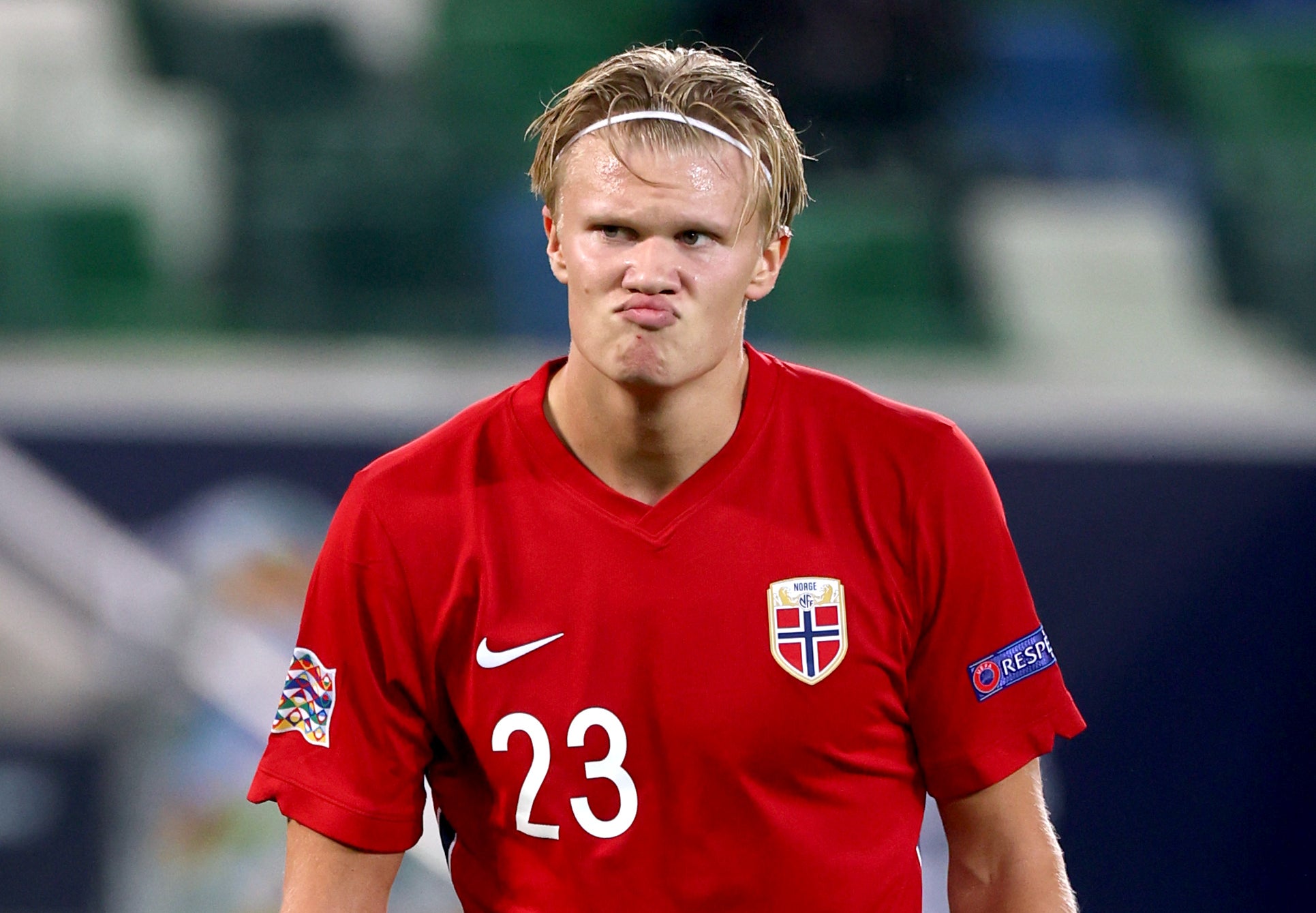 Norway’s Erling Haaland could be moving to Manchester (Liam McBurney/PA)