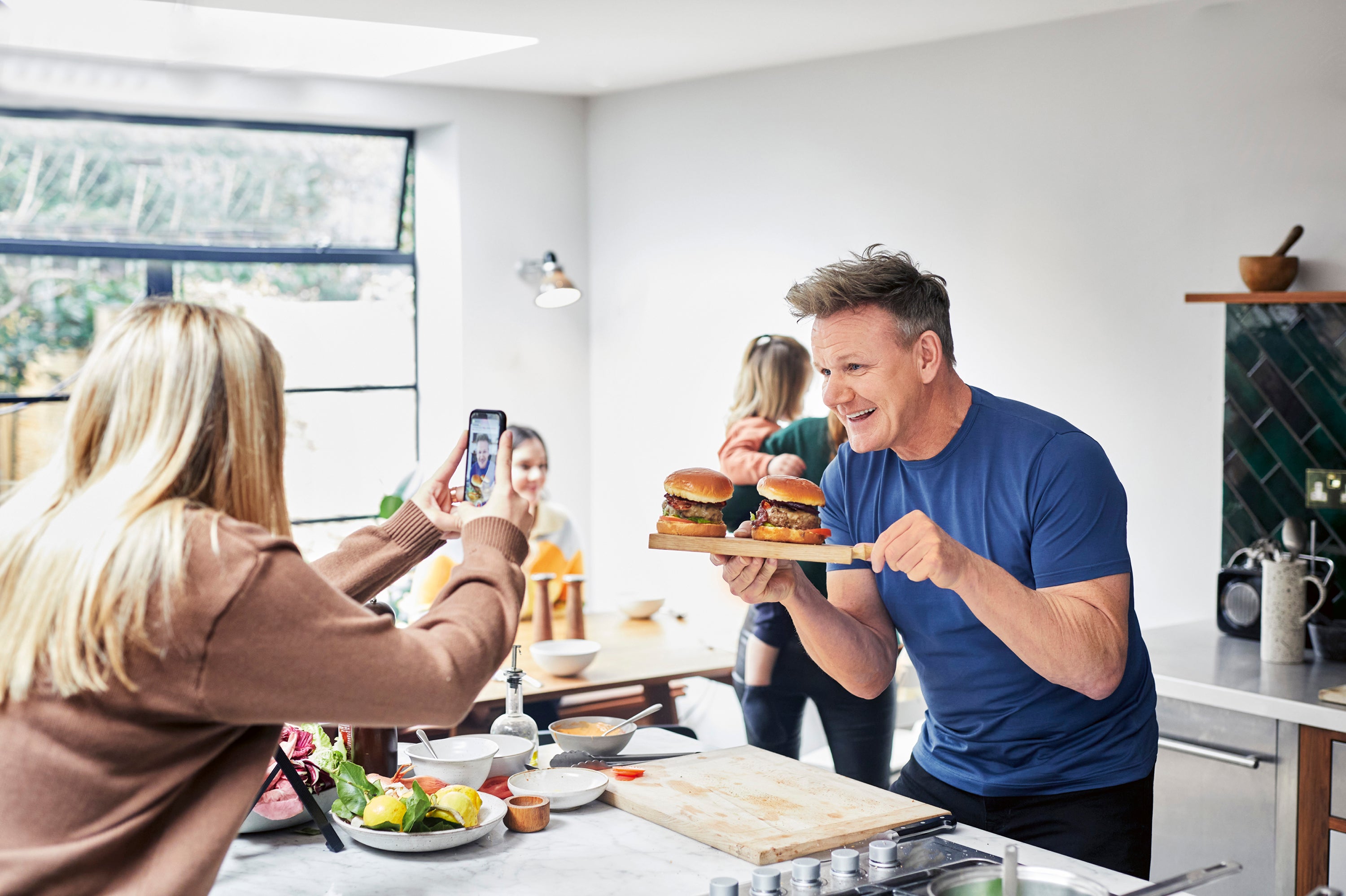 During the pandemic, Ramsay started cooking live on Instagram with his kids