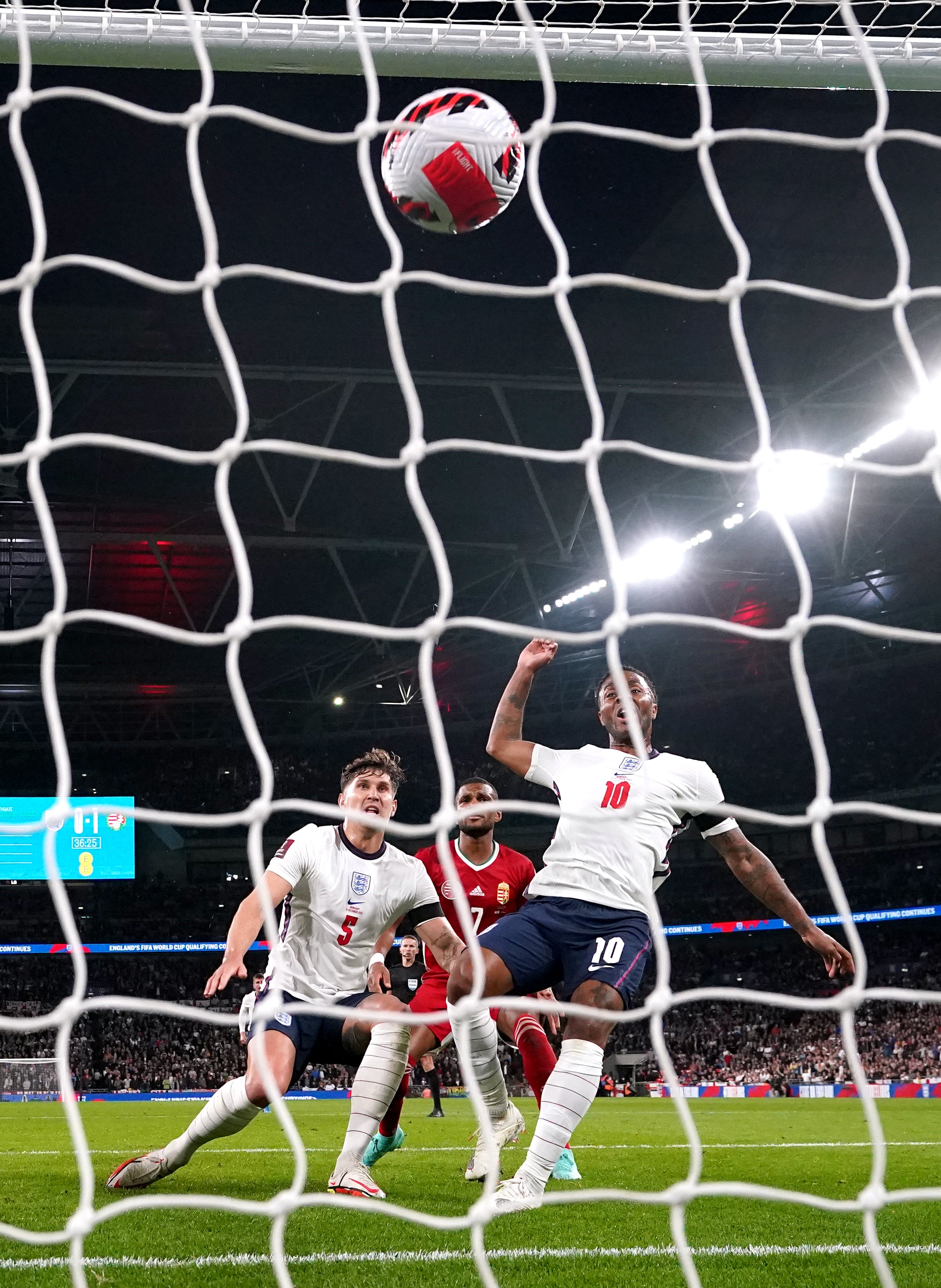 England’s sole goal was scored by defender John Stones (Nick Potts/PA)