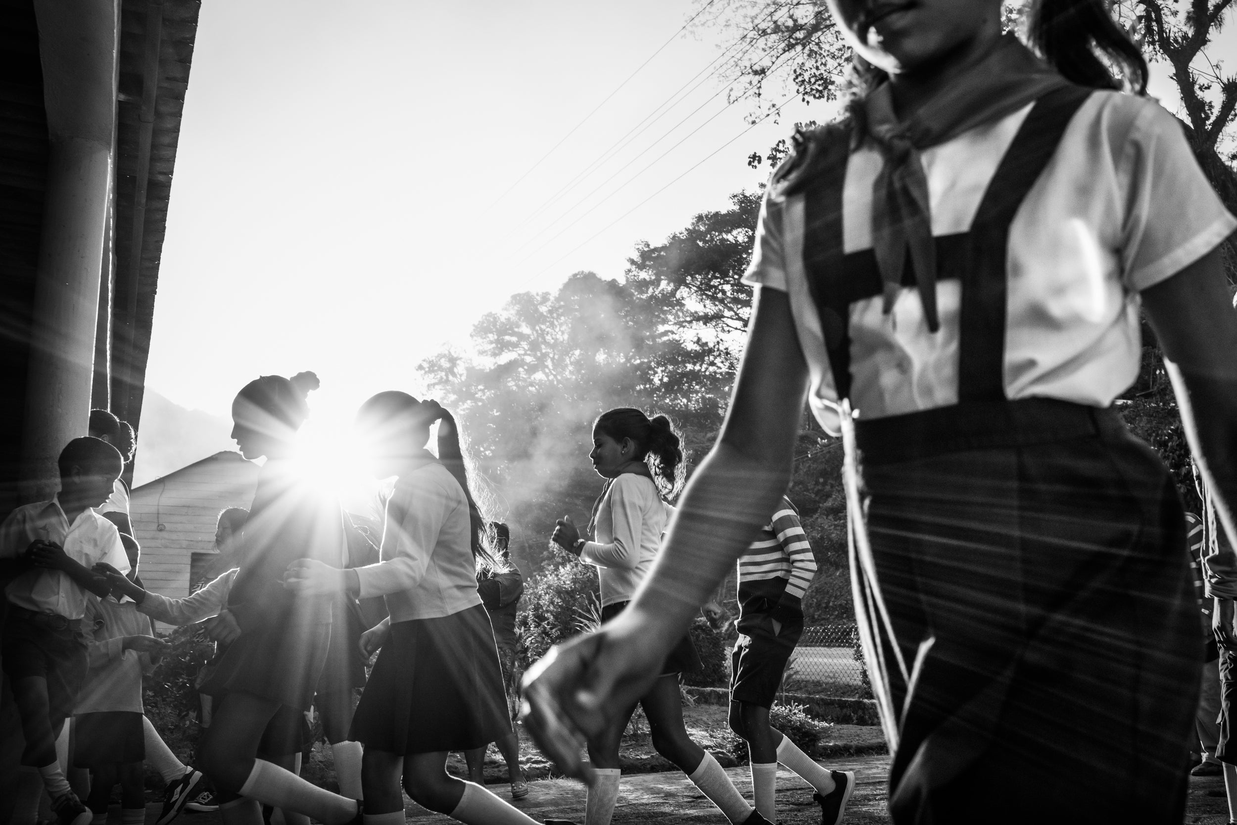 After Morning Pledge. Village of Santo Domingo, Cuba. March 2019