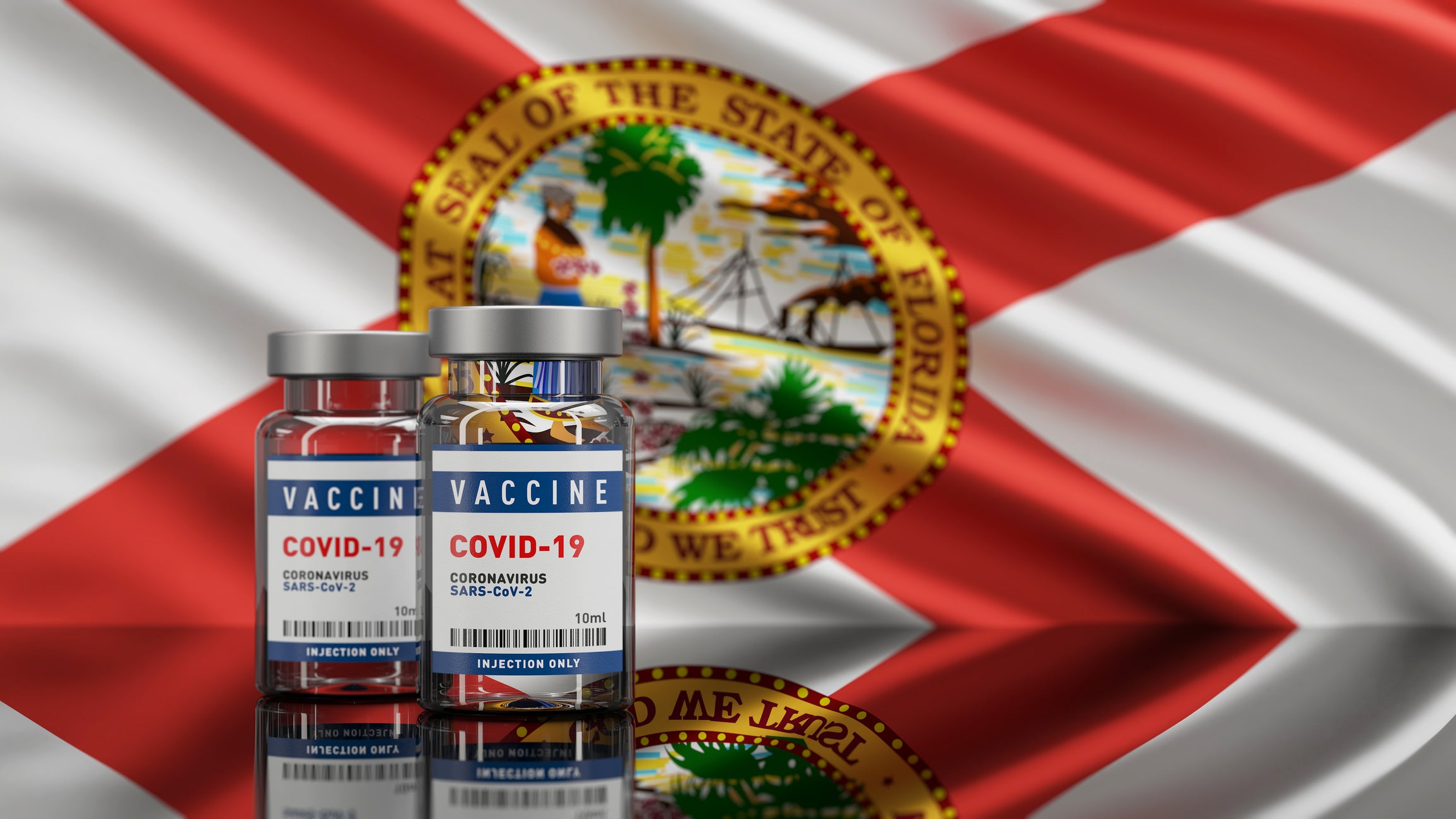 Florida fines county $3.5m for enforcing proof of Covid vaccine rule