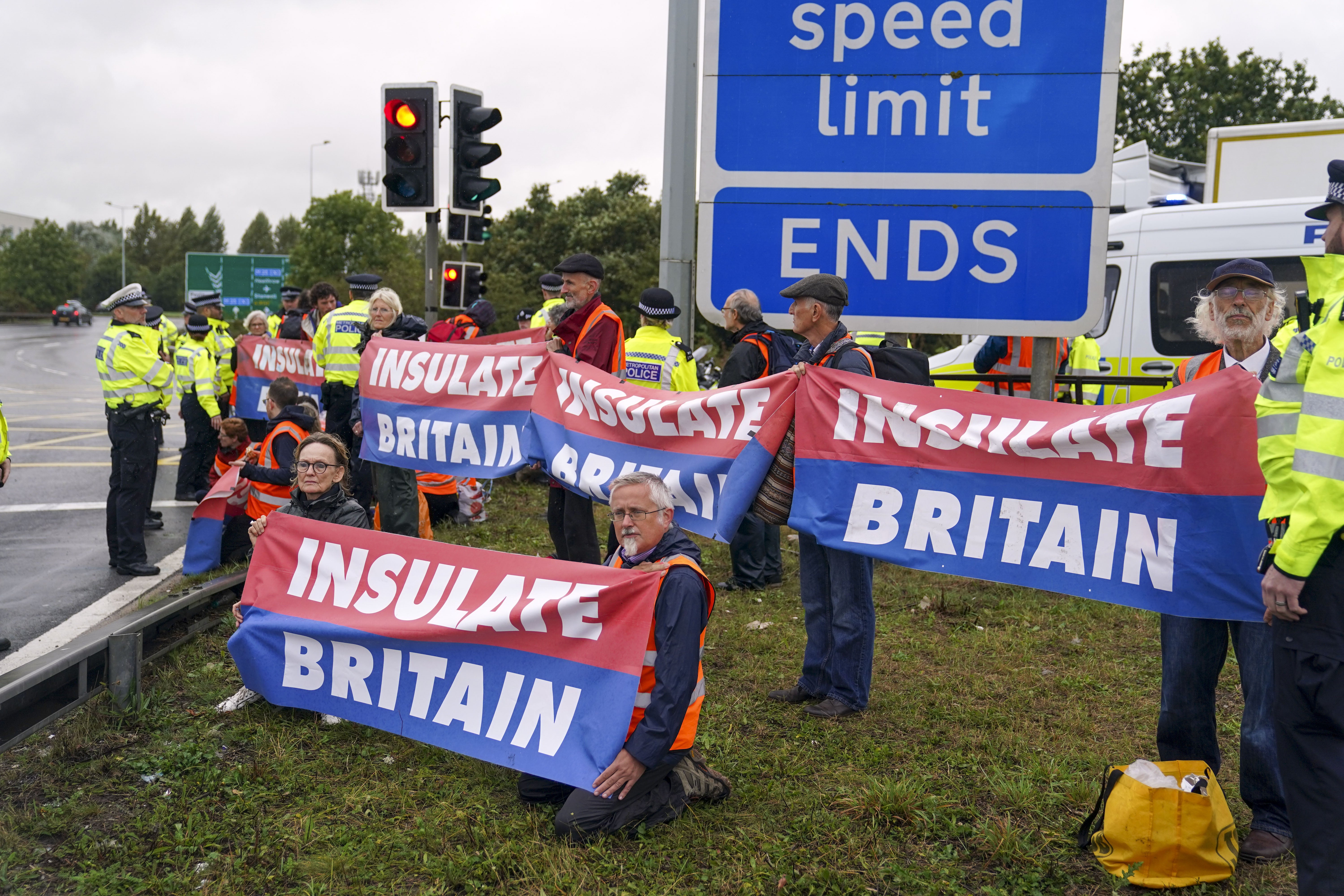 Insulate Britain - an offshoot of Extinction Rebellion - wants the government to insulate all UK homes by 2030 to cut carbon emissions