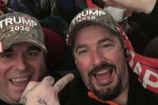 Cousins who stormed US Capitol on 6 January get longer jail terms than prosecution asked for