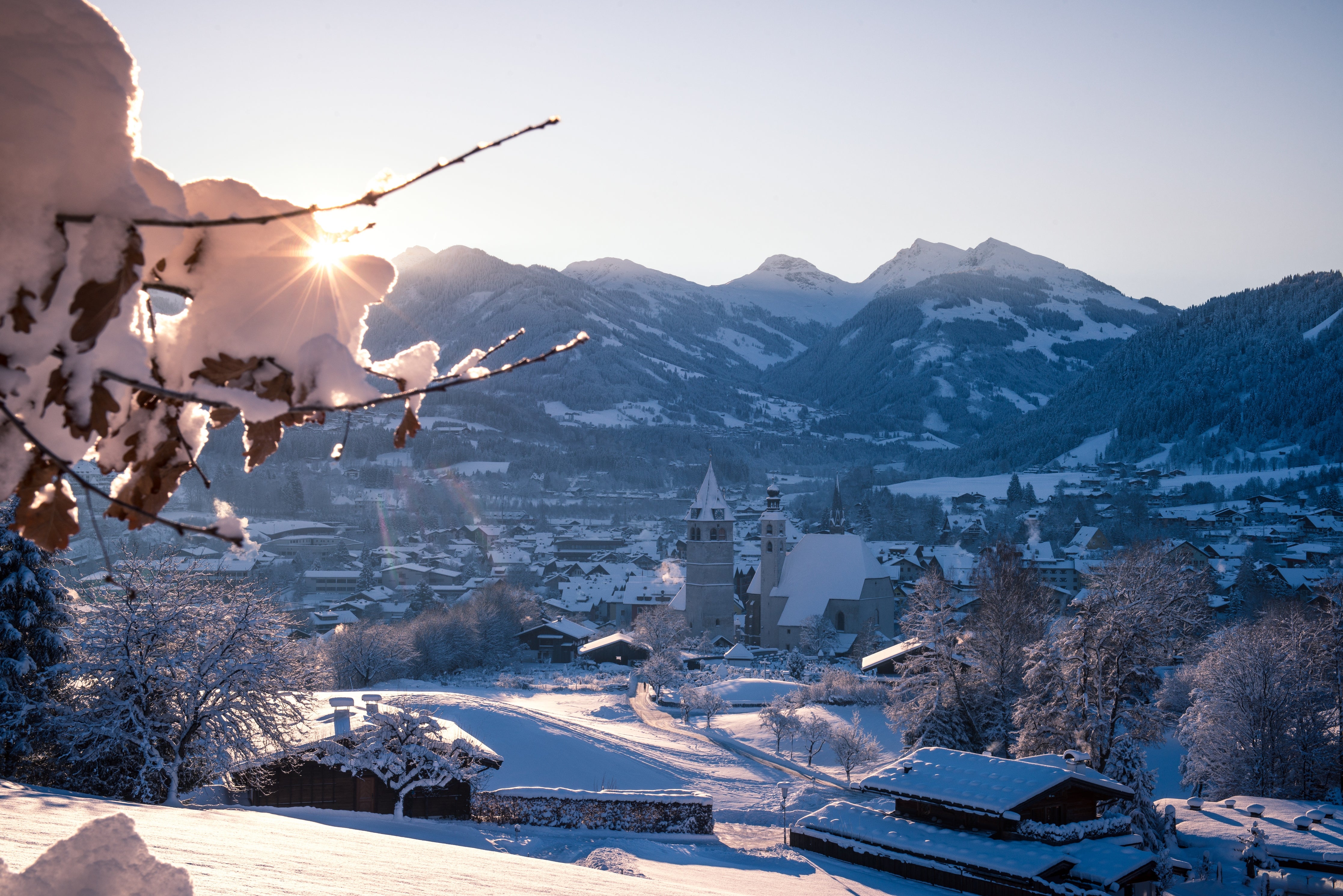 Kitzbϋhel in winter