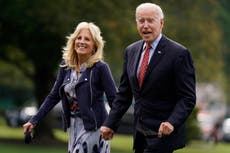 Jill Biden out to flex political muscle in governors' races