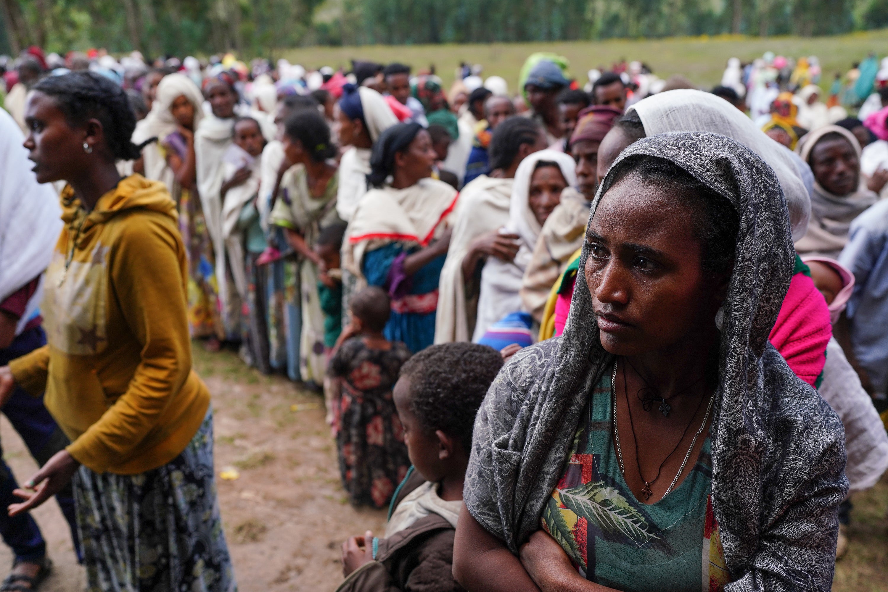 Relief Distribution At IDP Camps In Debark