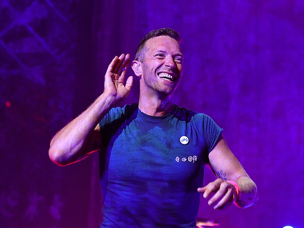 Chris Martin of Coldplay