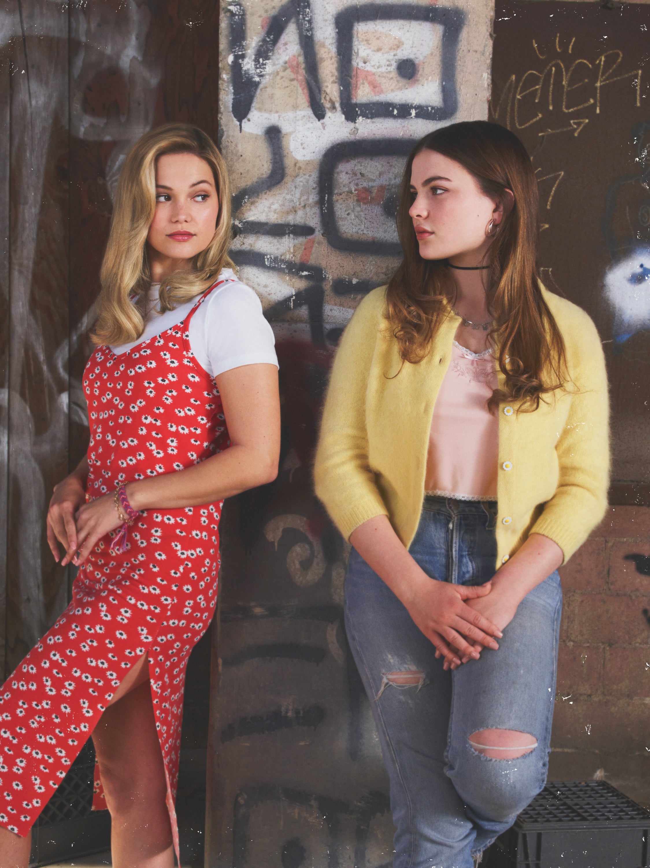 Olivia Holt as Kate Wallis and Chiara Aurelia as Jeanette Turner.