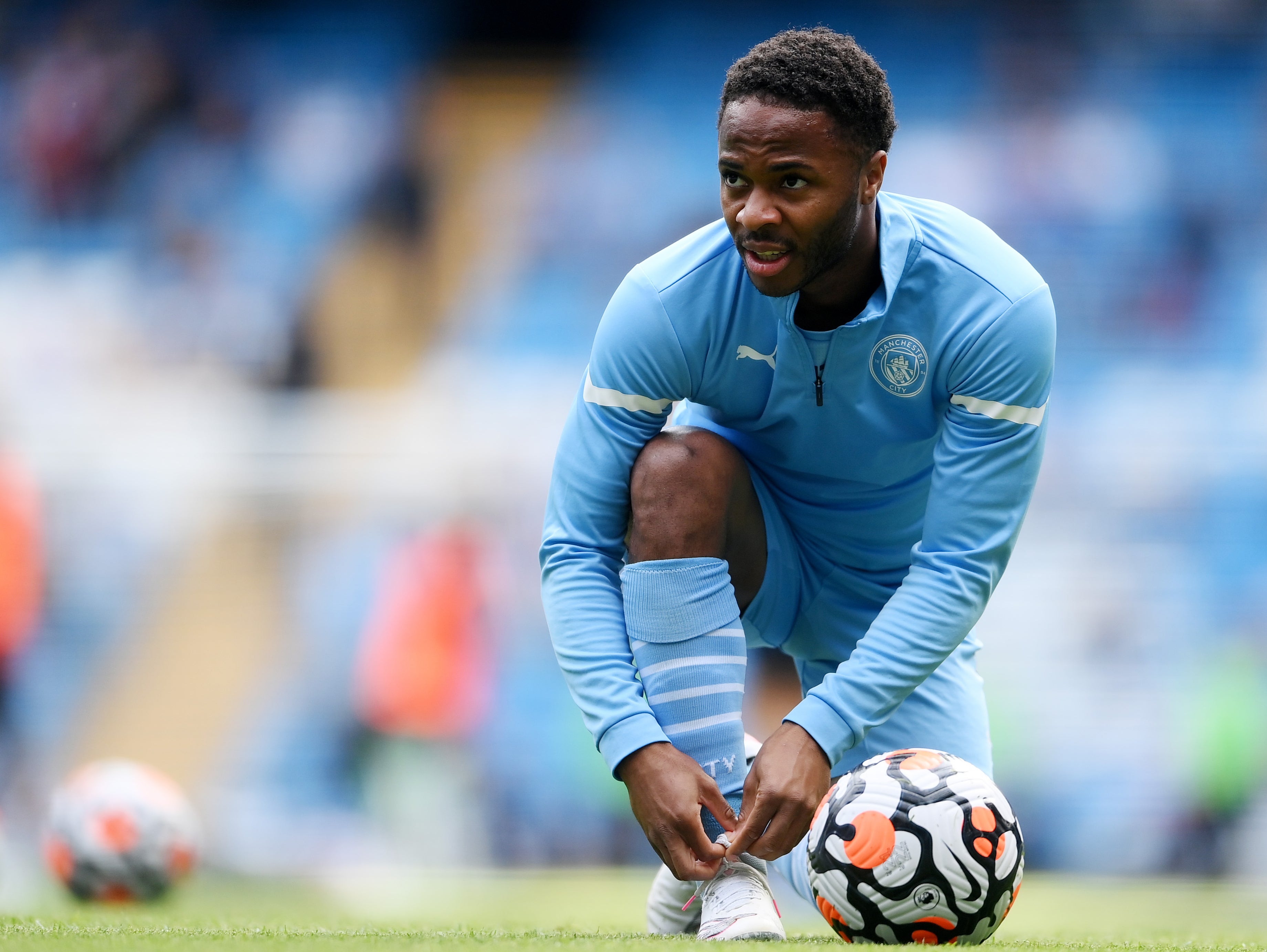 Manchester City winger Raheem Sterling