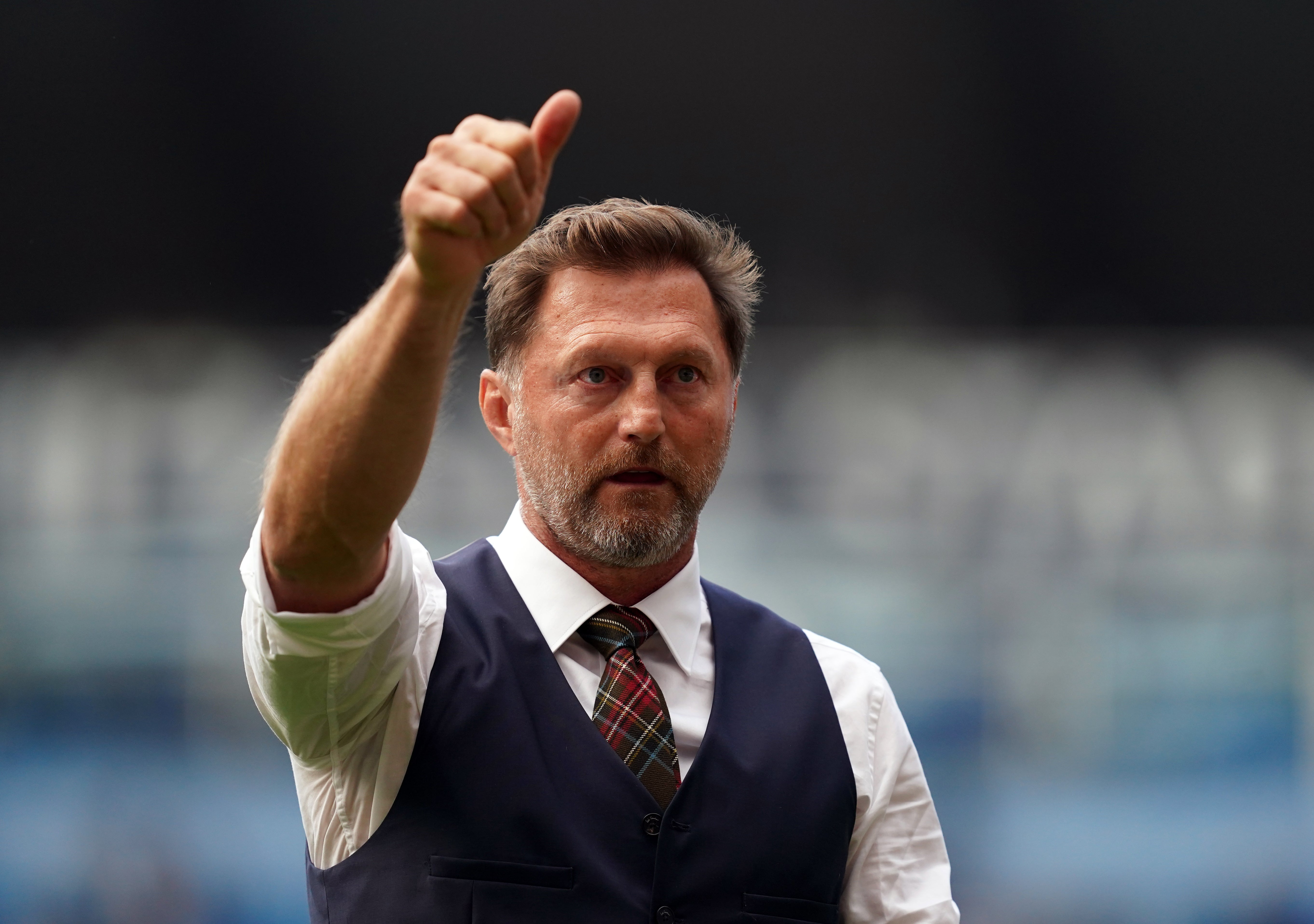 Southampton manager Ralph Hasenhuttl was backed by the club this week and believes that elusive first Premier League win is just around the corner (Martin Ricketts/PA)