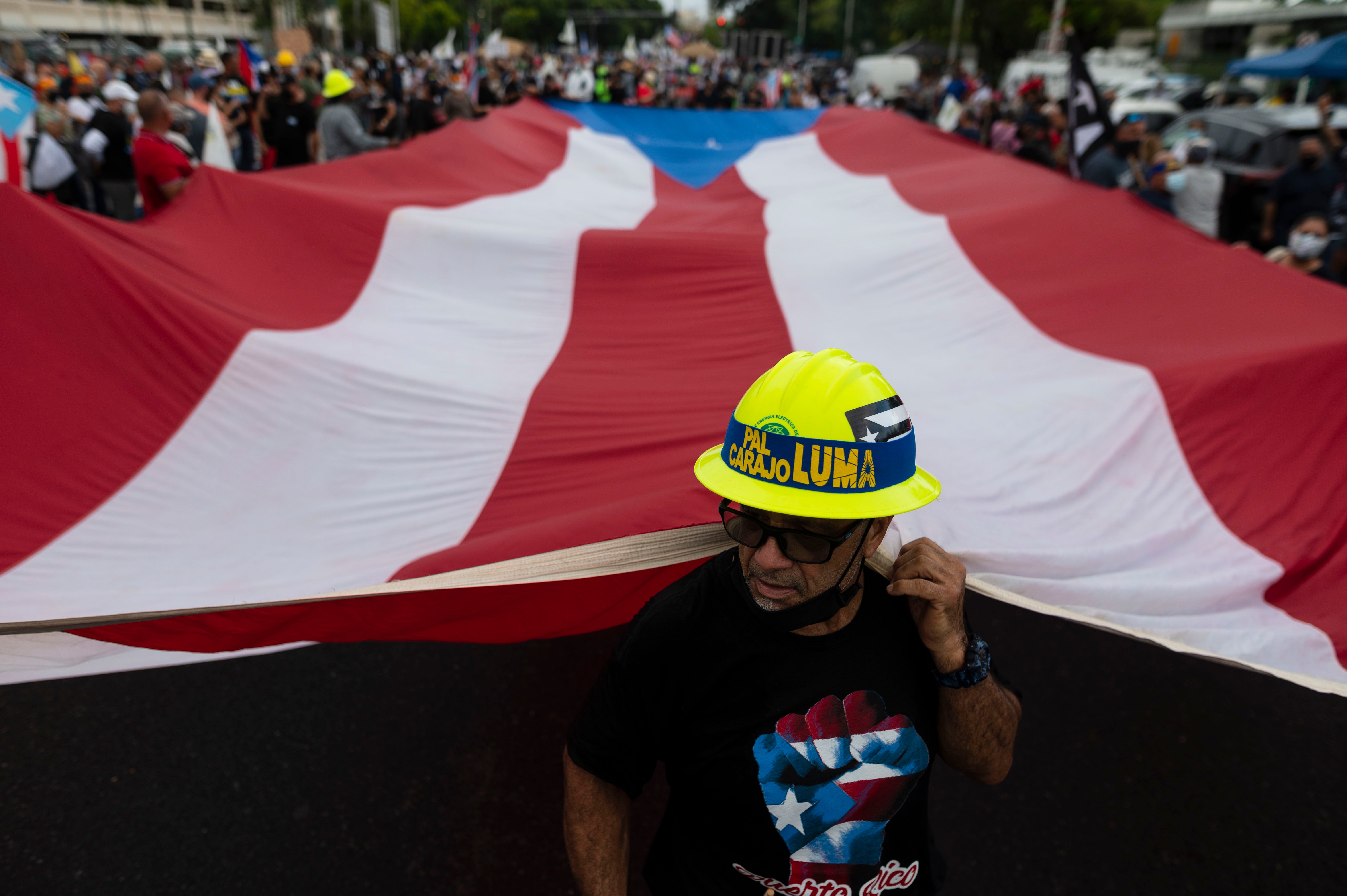 Puerto Rico Darkened Island