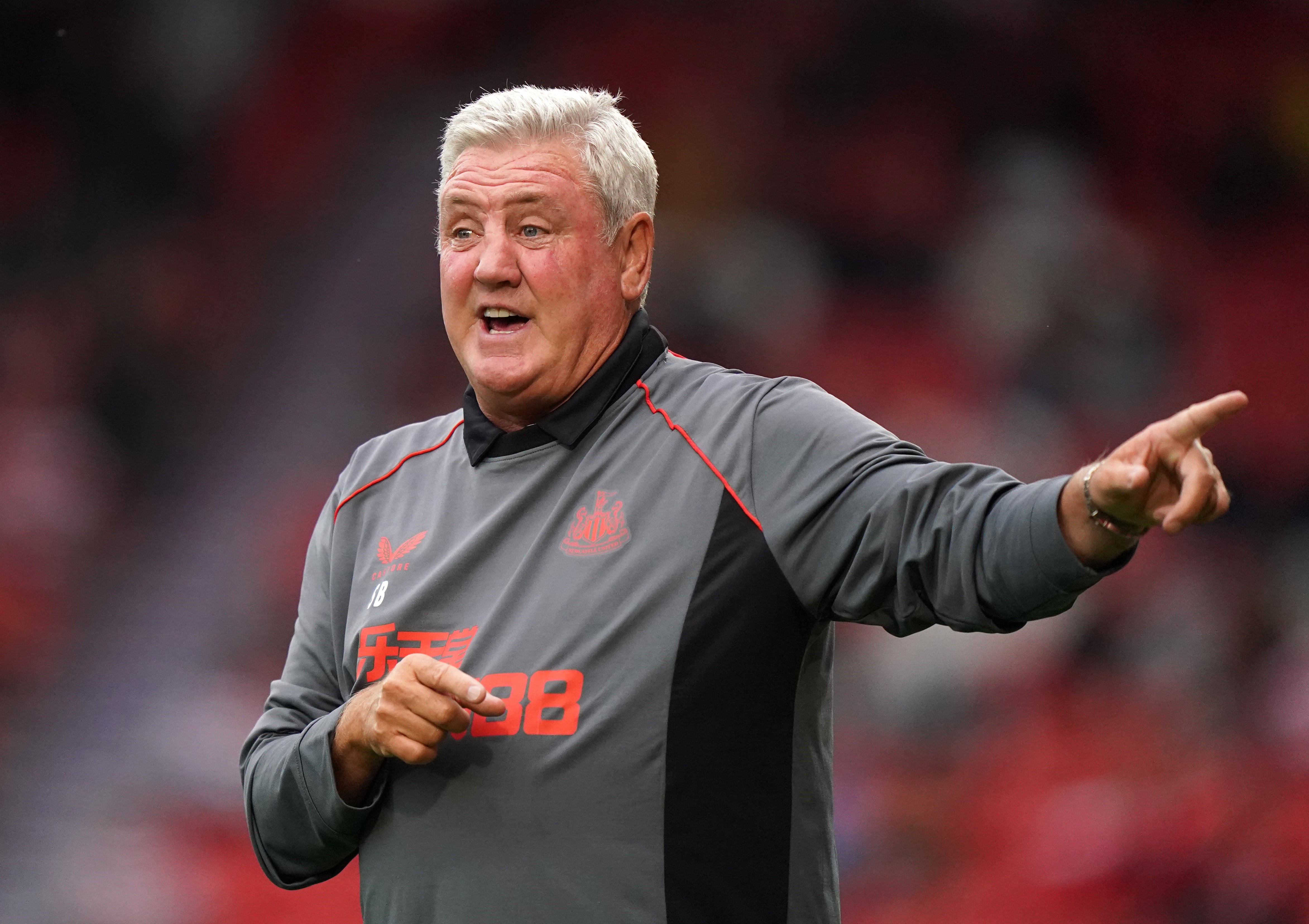 Newcastle head coach Steve Bruce is under pressure. (Tim Goode/PA)