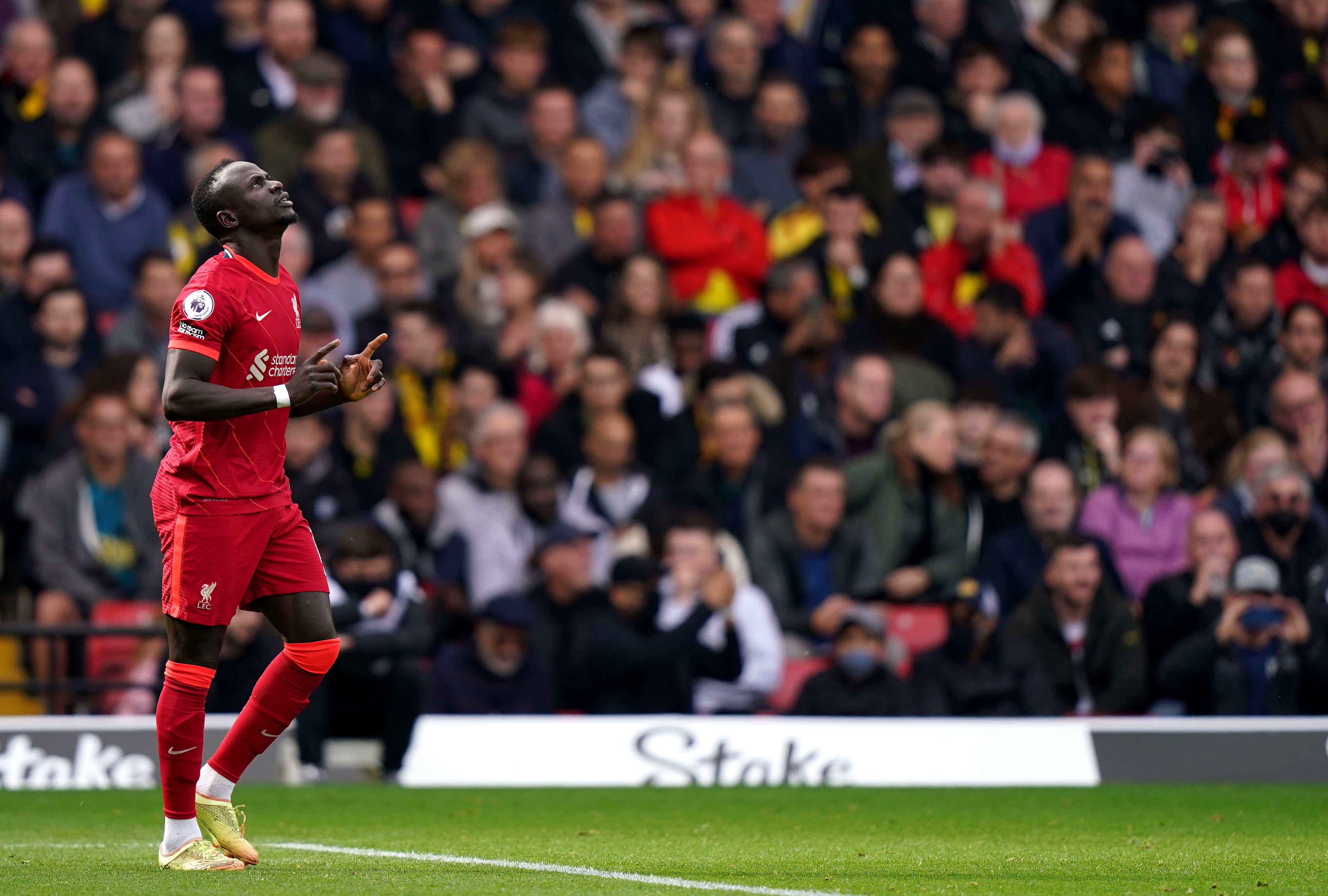 Sadio Mane scored against Watford (Tess Derry/PA)