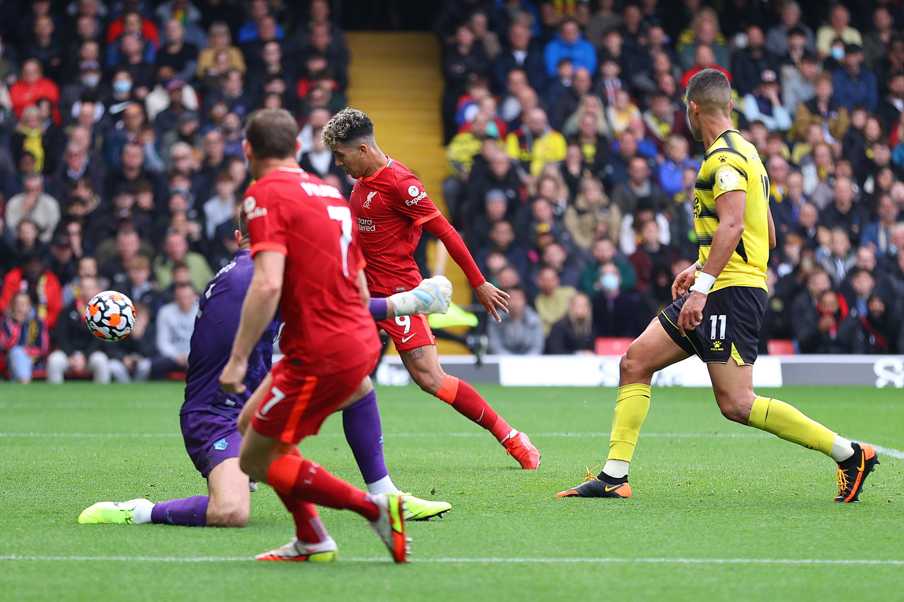 Firmino continued his excellent recent form with a hat-trick against the struggling hosts