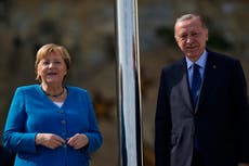 Turkey's Erdogan bids farewell to Merkel after 16 years