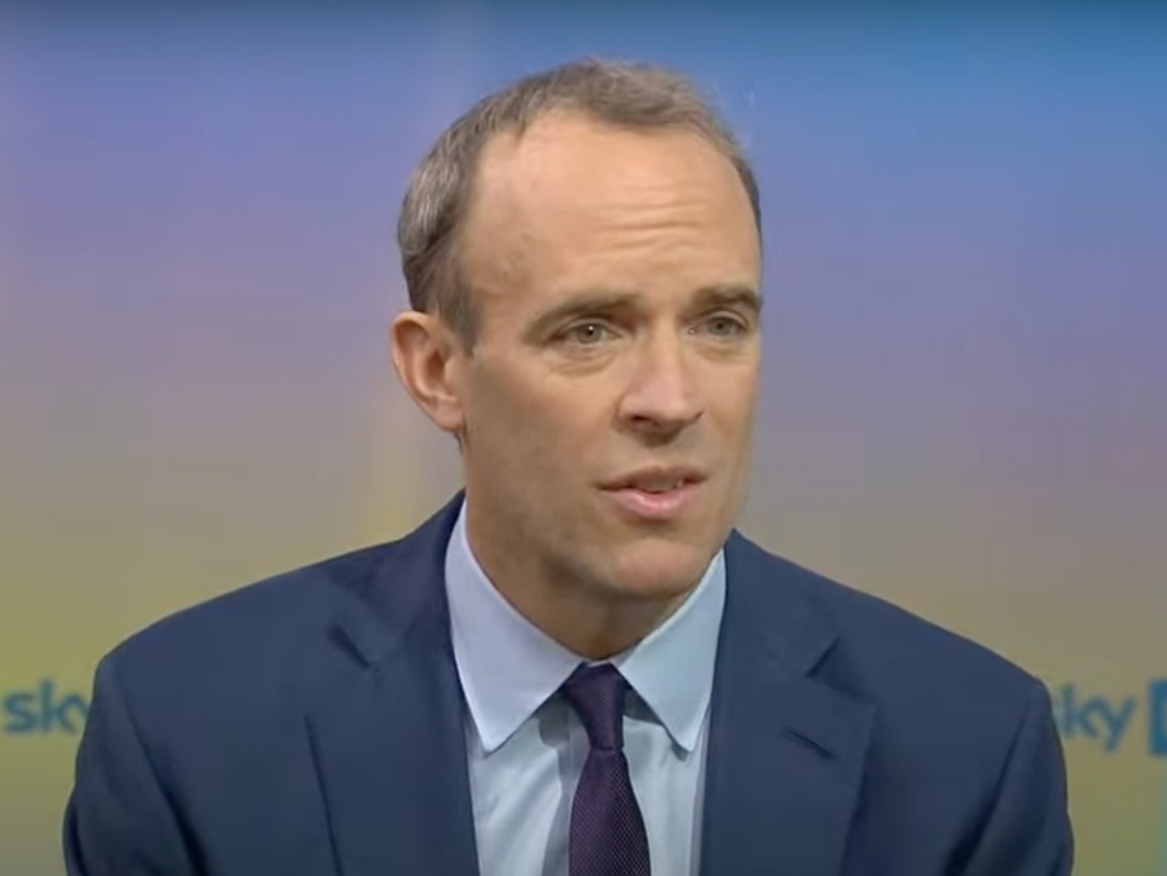 Justice secretary Dominic Raab on Sky News