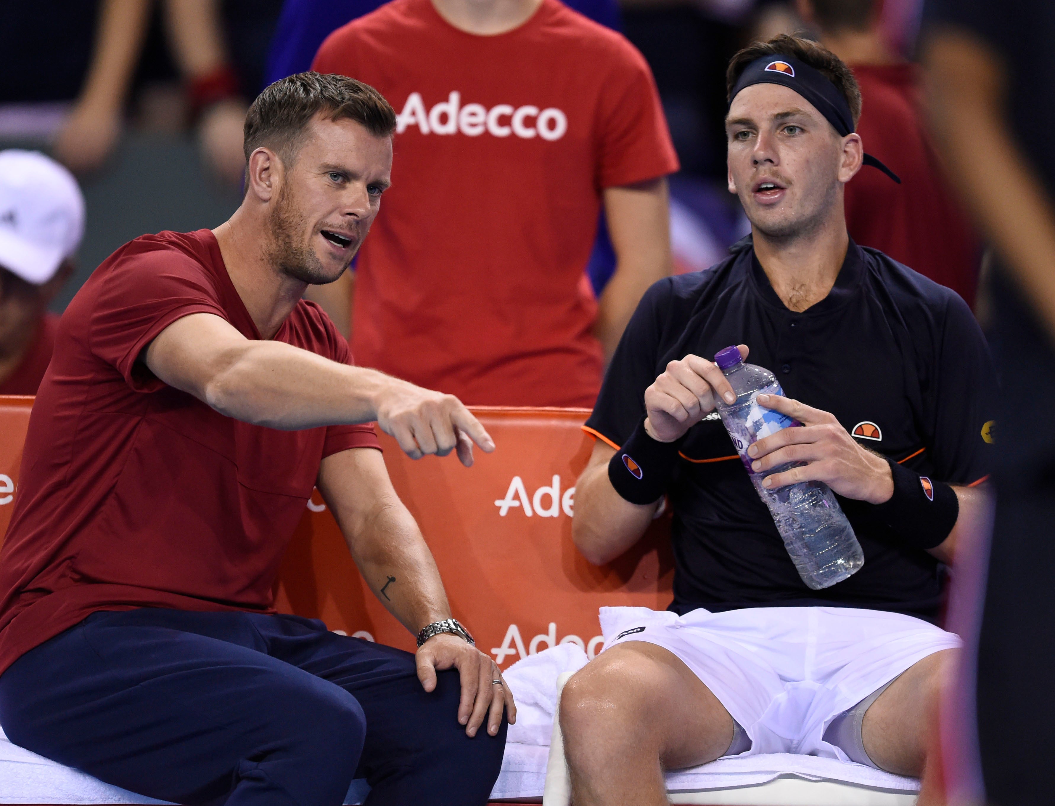 Cameron Norrie (right) will lead Leon Smith’s GB team at the Davis Cup finals (Ian Rutherford/PA)