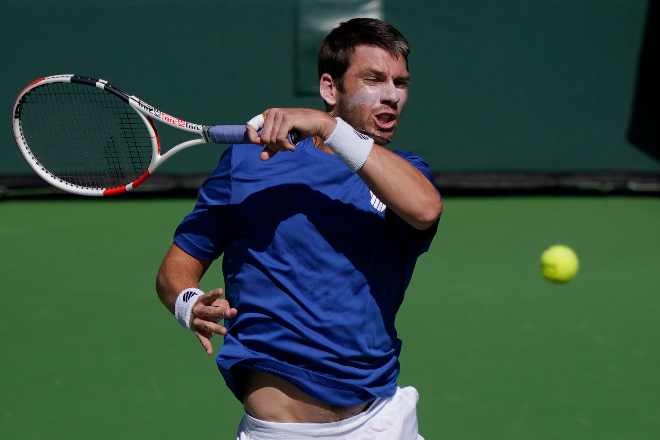 Cameron Norrie’s forehand has been an important shot this season (Mark J Terrill/AP)