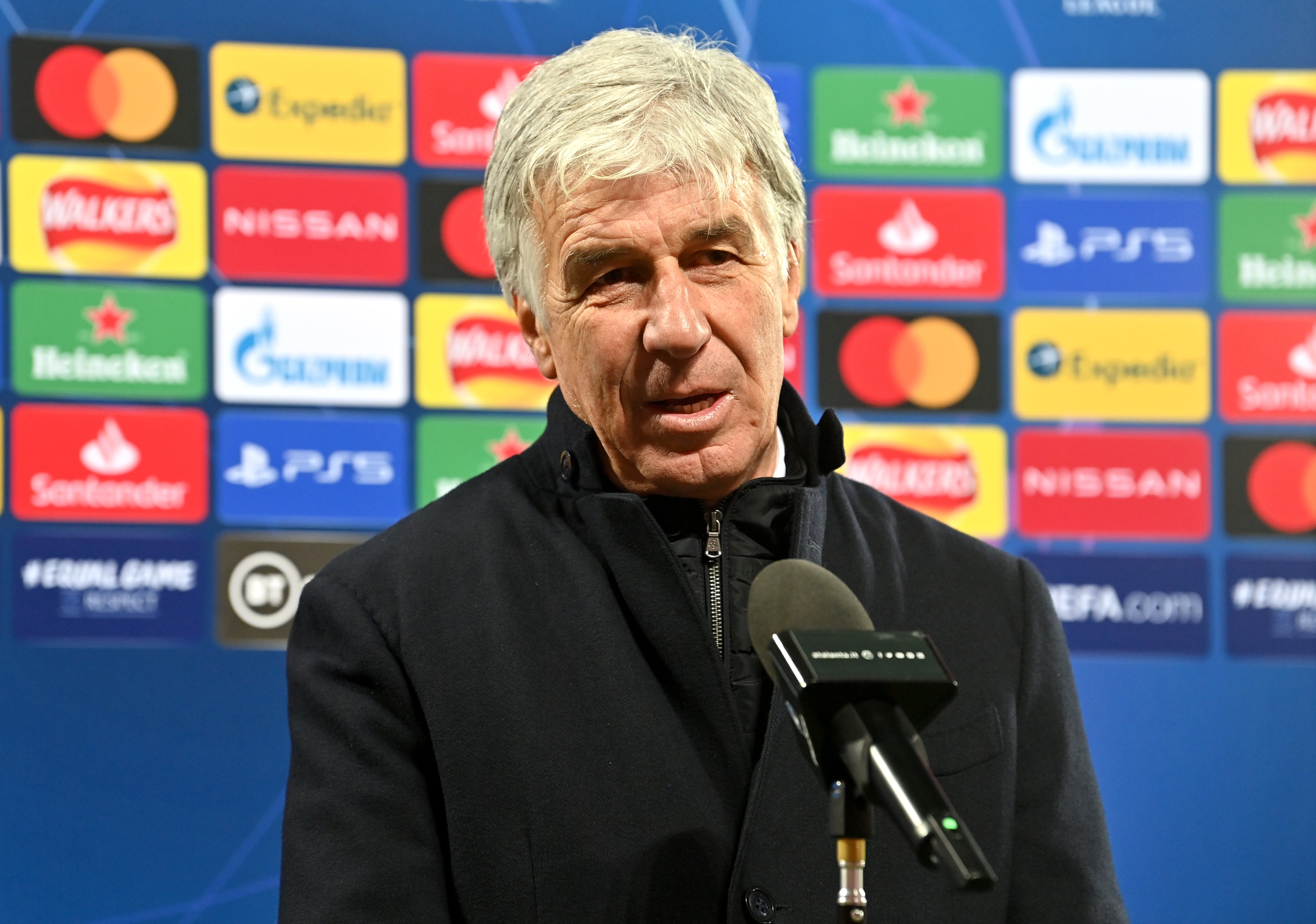 Gian Piero Gasperini will aim to heap more misery on Manchester United with his Atalanta team on Wednesday (Paul Ellis/PA)