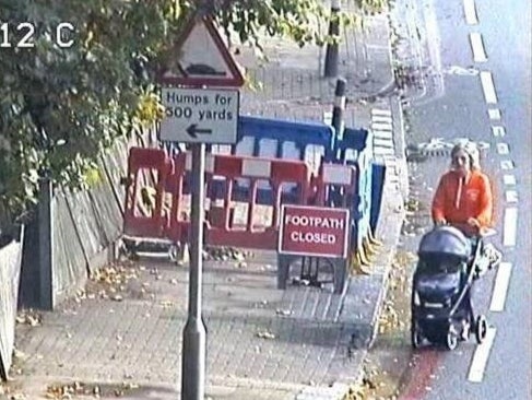 People were forced to walk in the road in Eltham Road, southeast London