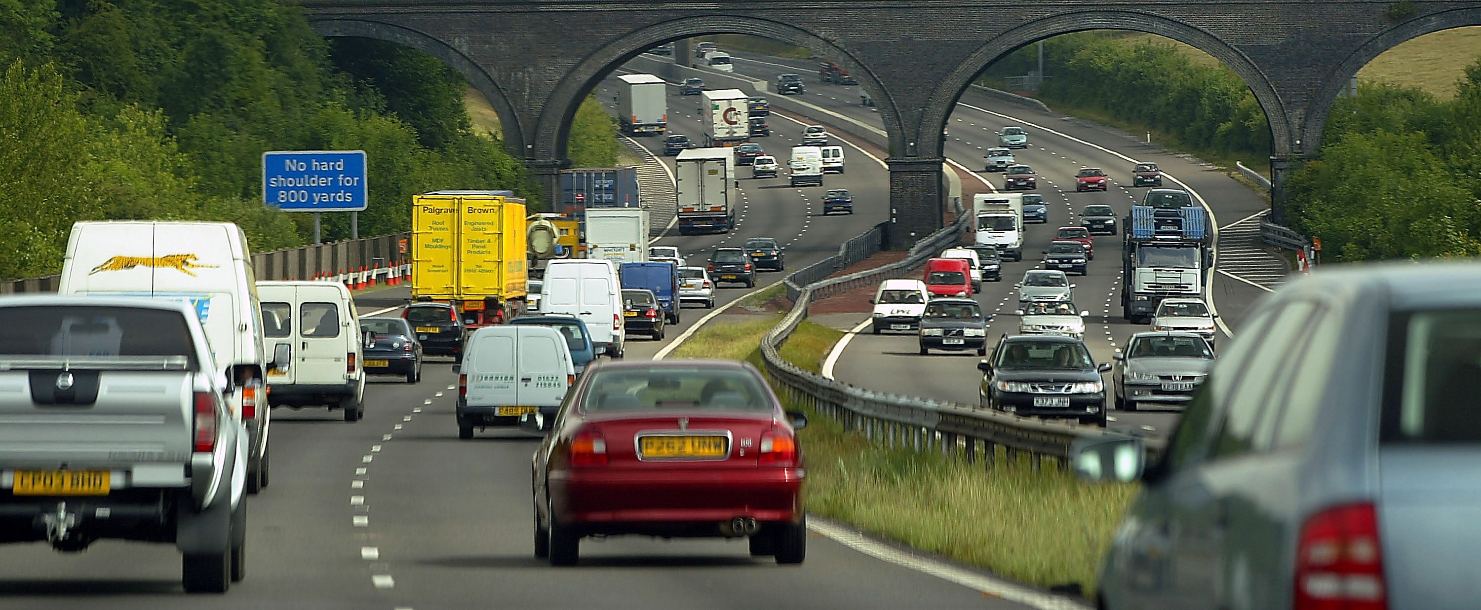 The crash happened on the M25