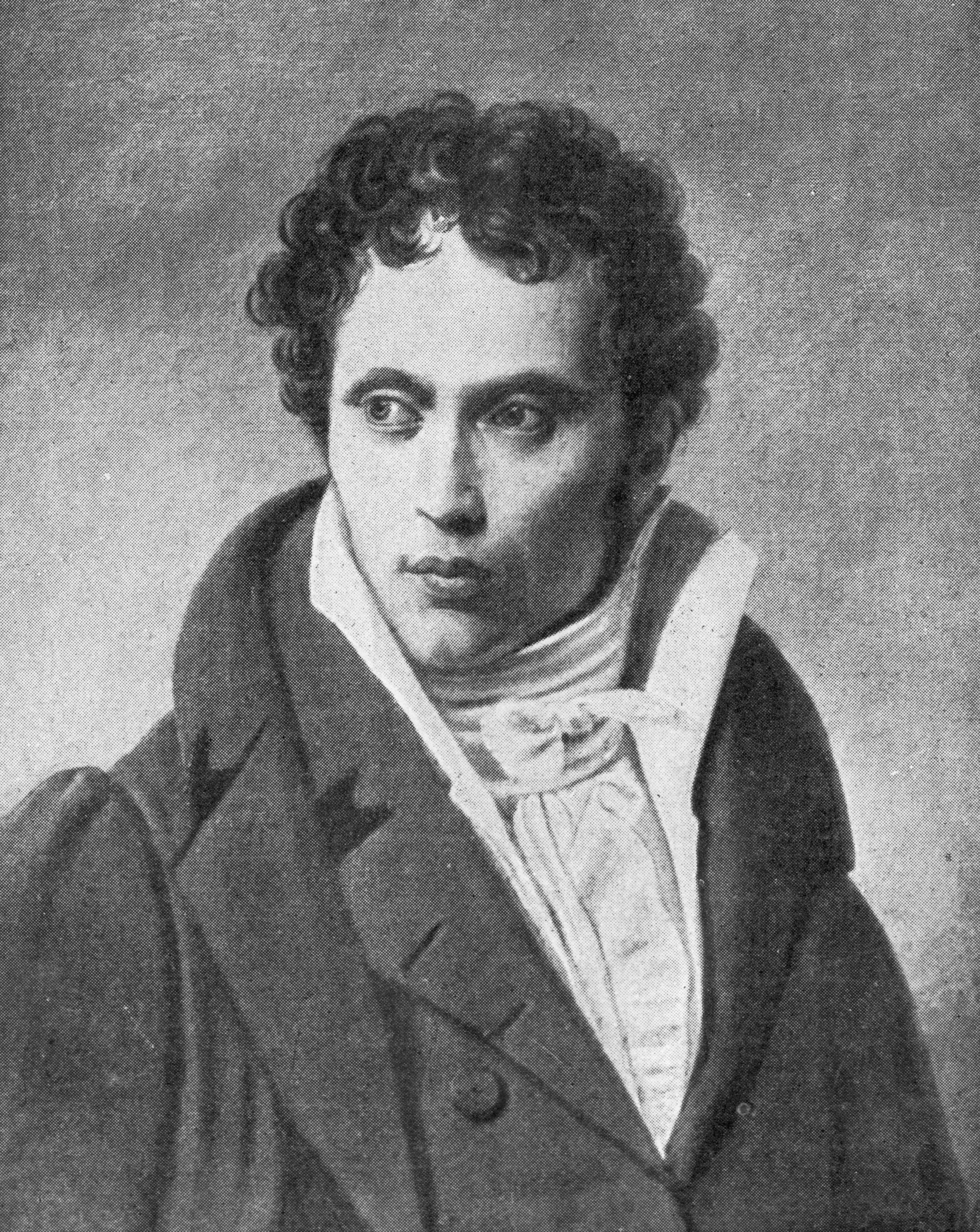 Schopenhauer in his early thirties by Ludwig S Ruhl