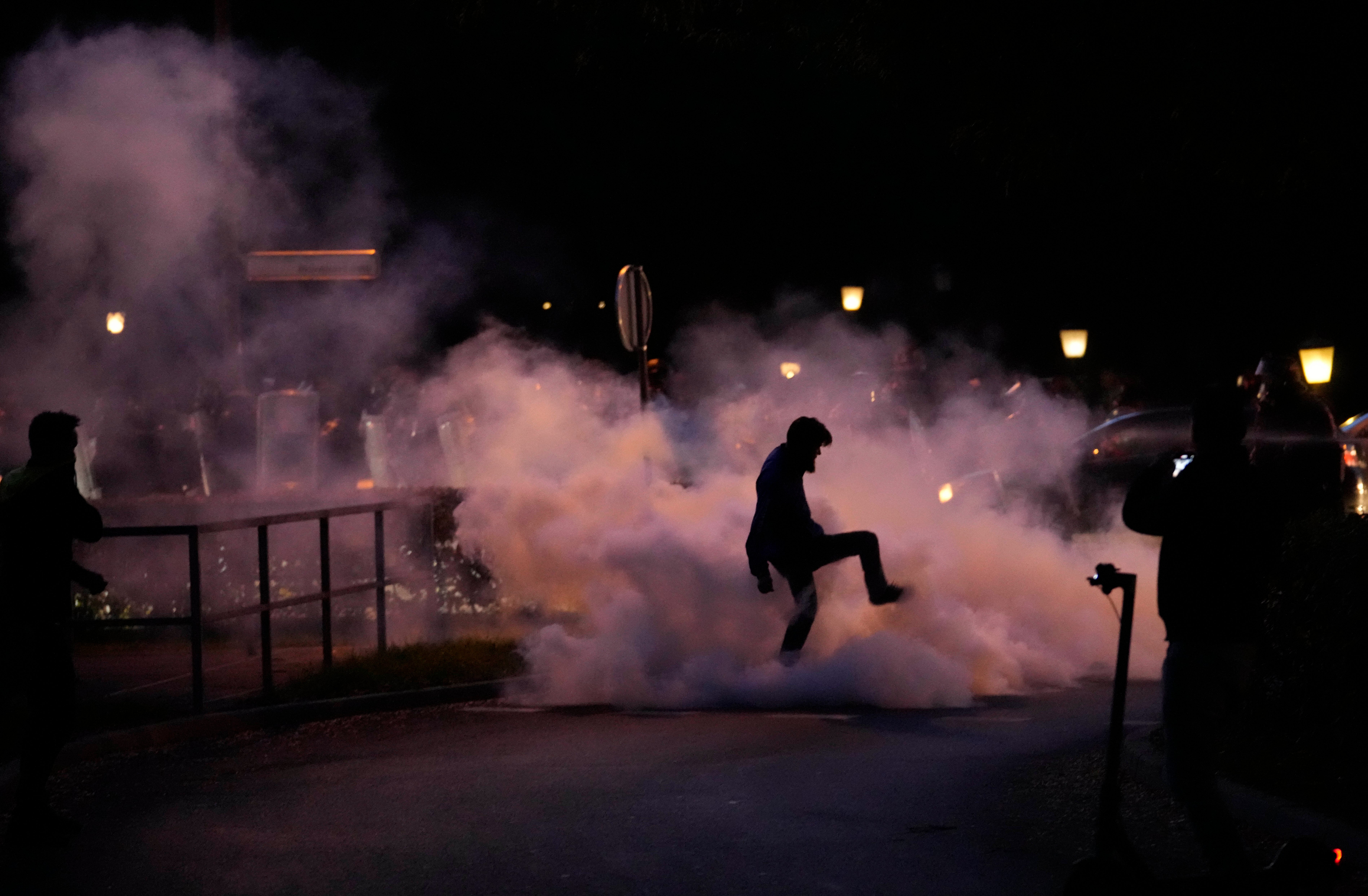 APTOPIX Virus Outbreak Slovenia Protest