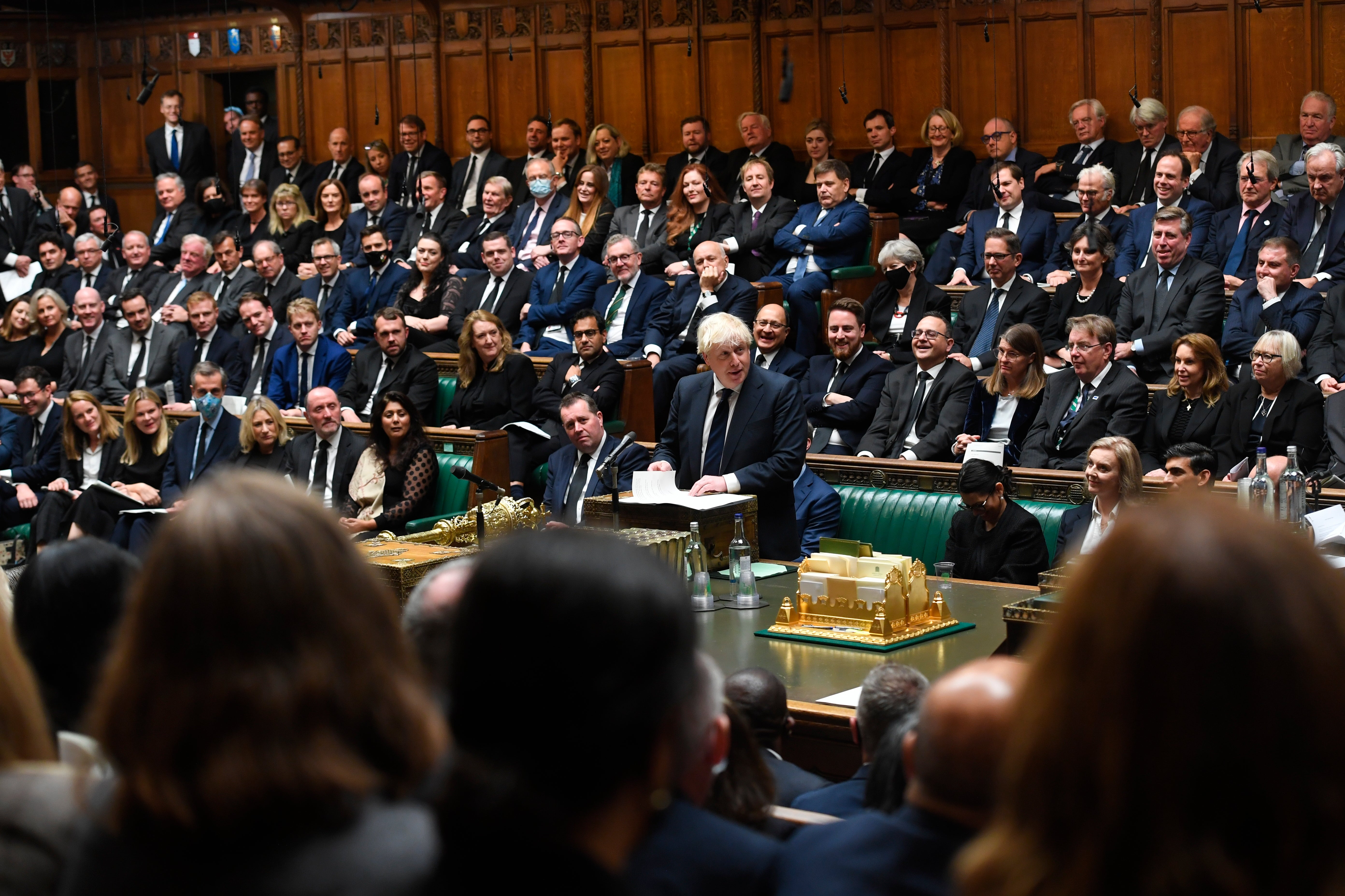 Tributes were paid to Sir David Amess in the Commons on Monday