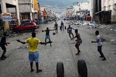 Protest strike shuts down Haiti amid search for missionaries