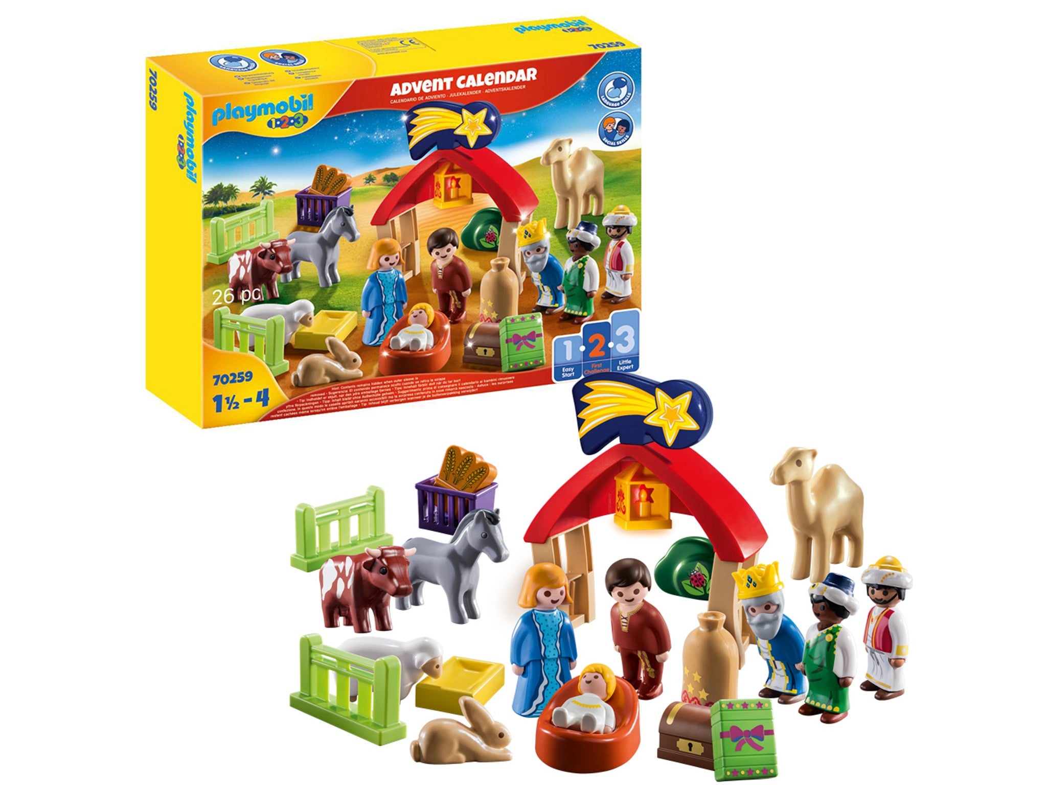 Playmobil 1.2.3. Christmas manger 70259 indybest