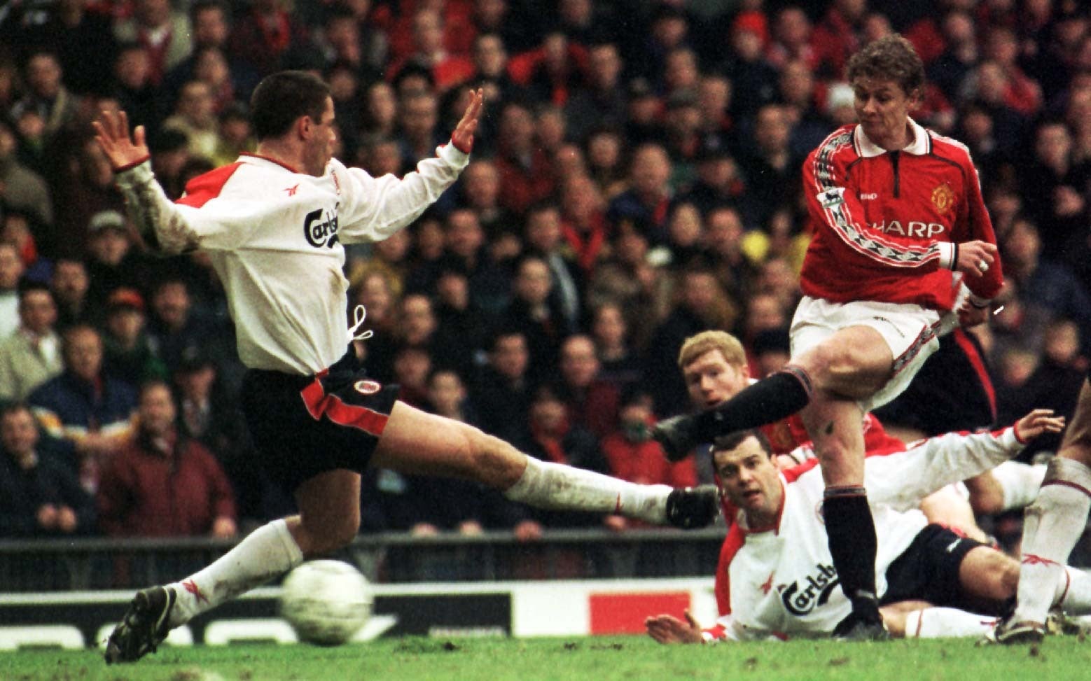 Jamie Carragher spoke about Ole Gunnar Solskjaer after the Leicester loss (Peter Wilcock/PA)