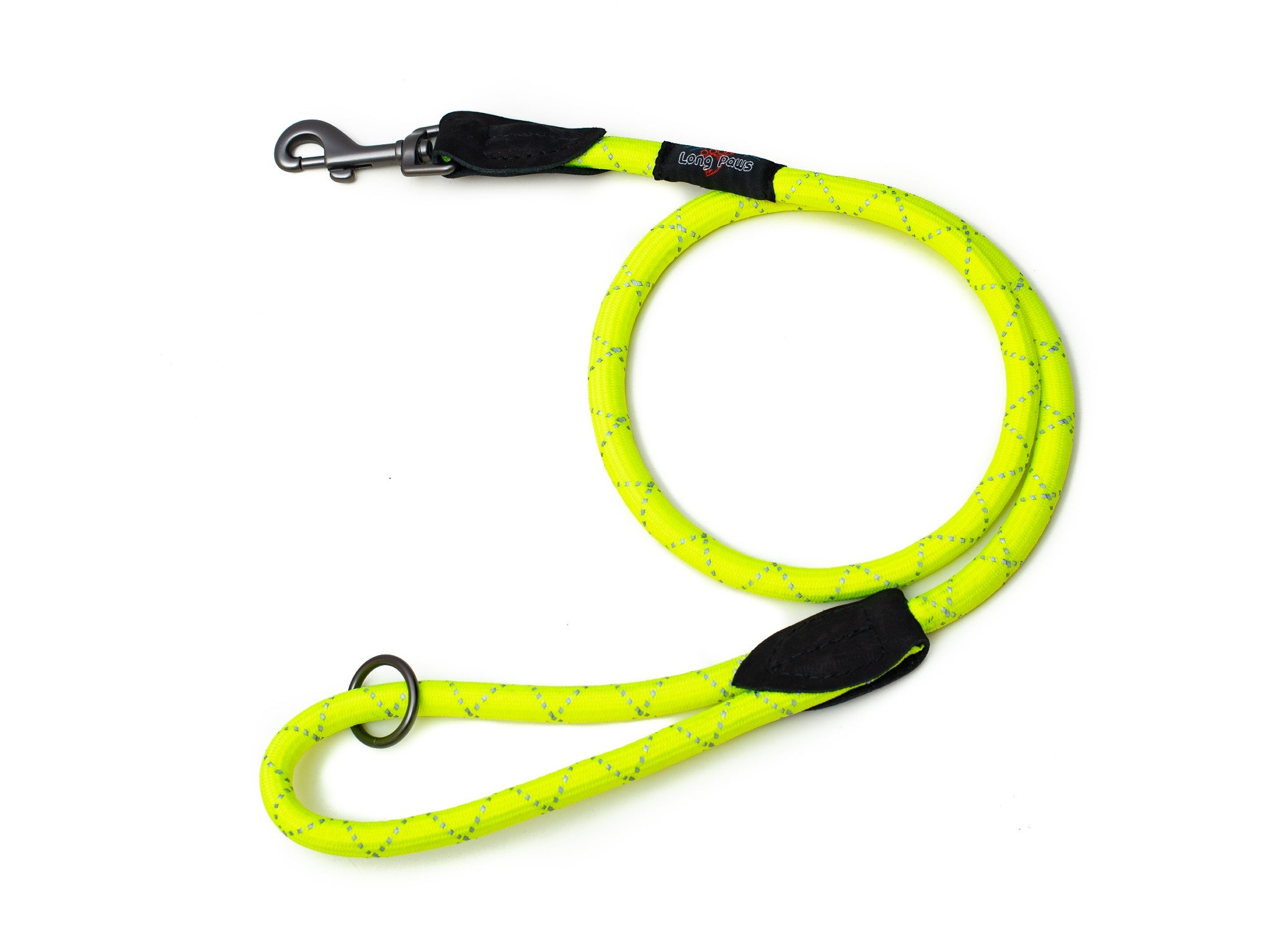 Long Paws reflective neon rope leash indybest