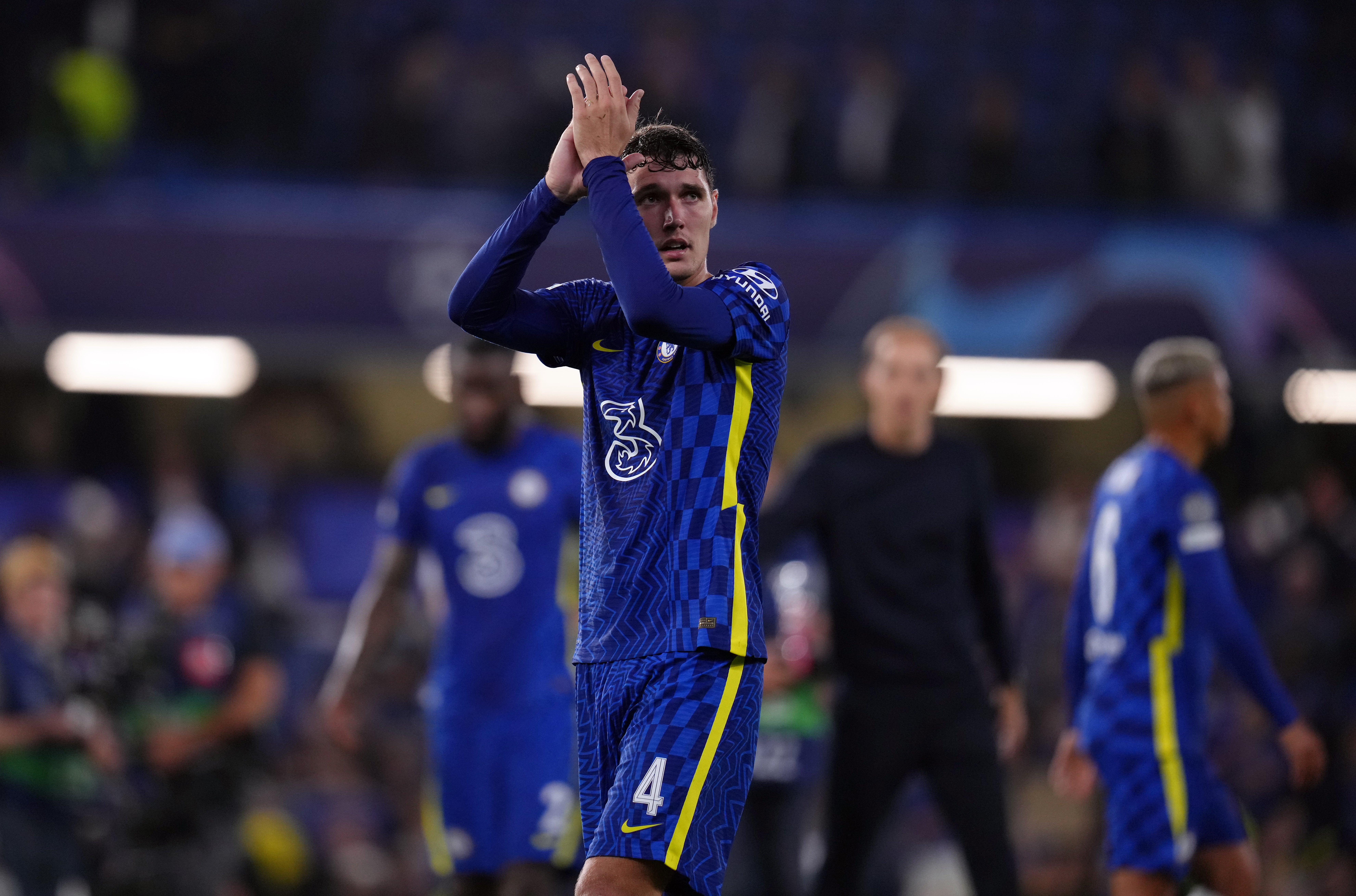 Andreas Christensen (pictured) has been in sparkling form for Chelsea under manager Thomas Tuchel (John Walton/PA)