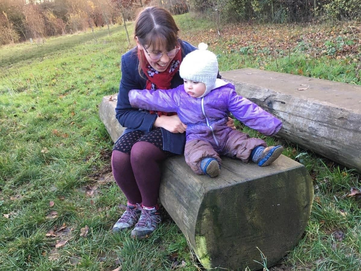 Baby name expert Clare Green with son David