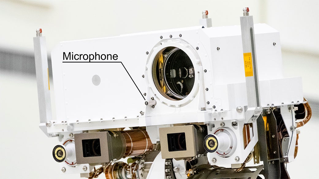 Perseverance’s mast microphone near its SuperCam helps ‘microturbulence’ or minute shifts in the air