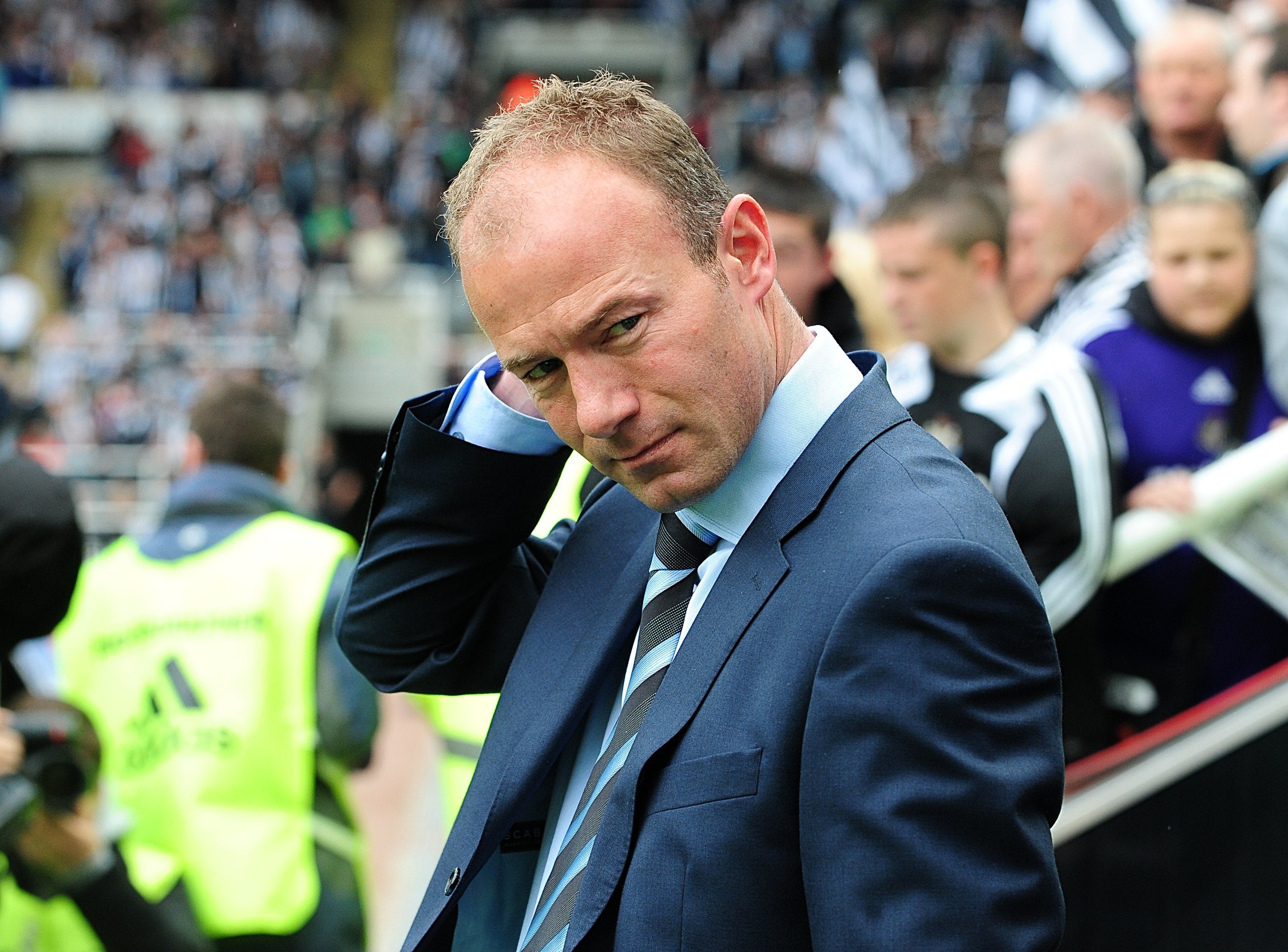 Alan Shearer could not save the club from relegation (Owen Humphreys/PA)