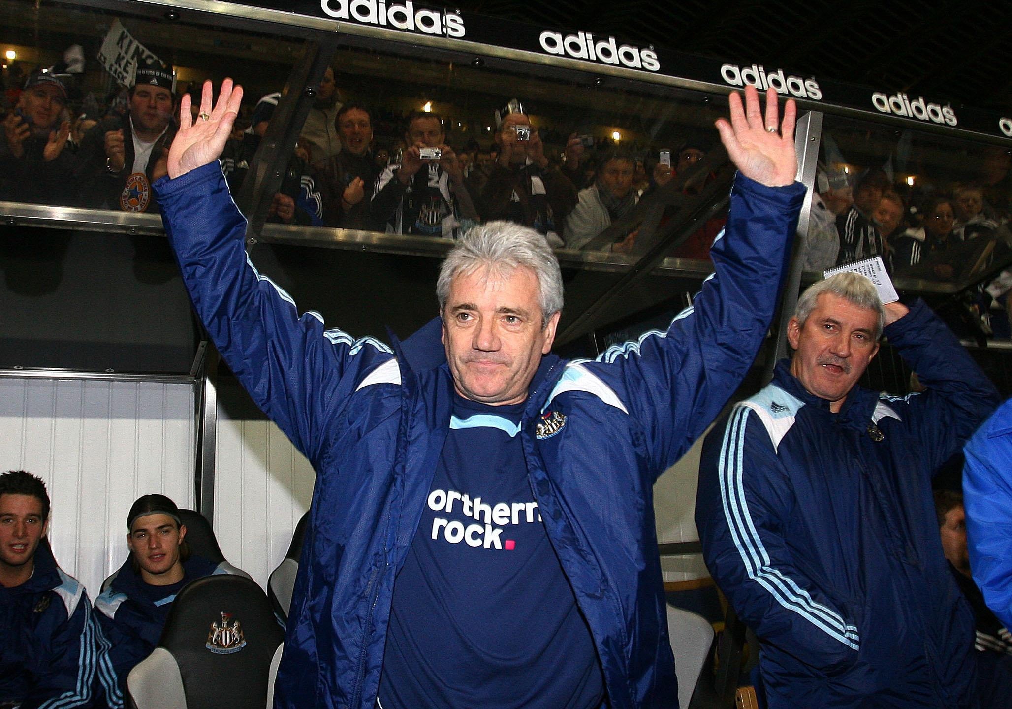 Kevin Keegan returned to the Newcastle hot seat (Owen Humphreys/PA)