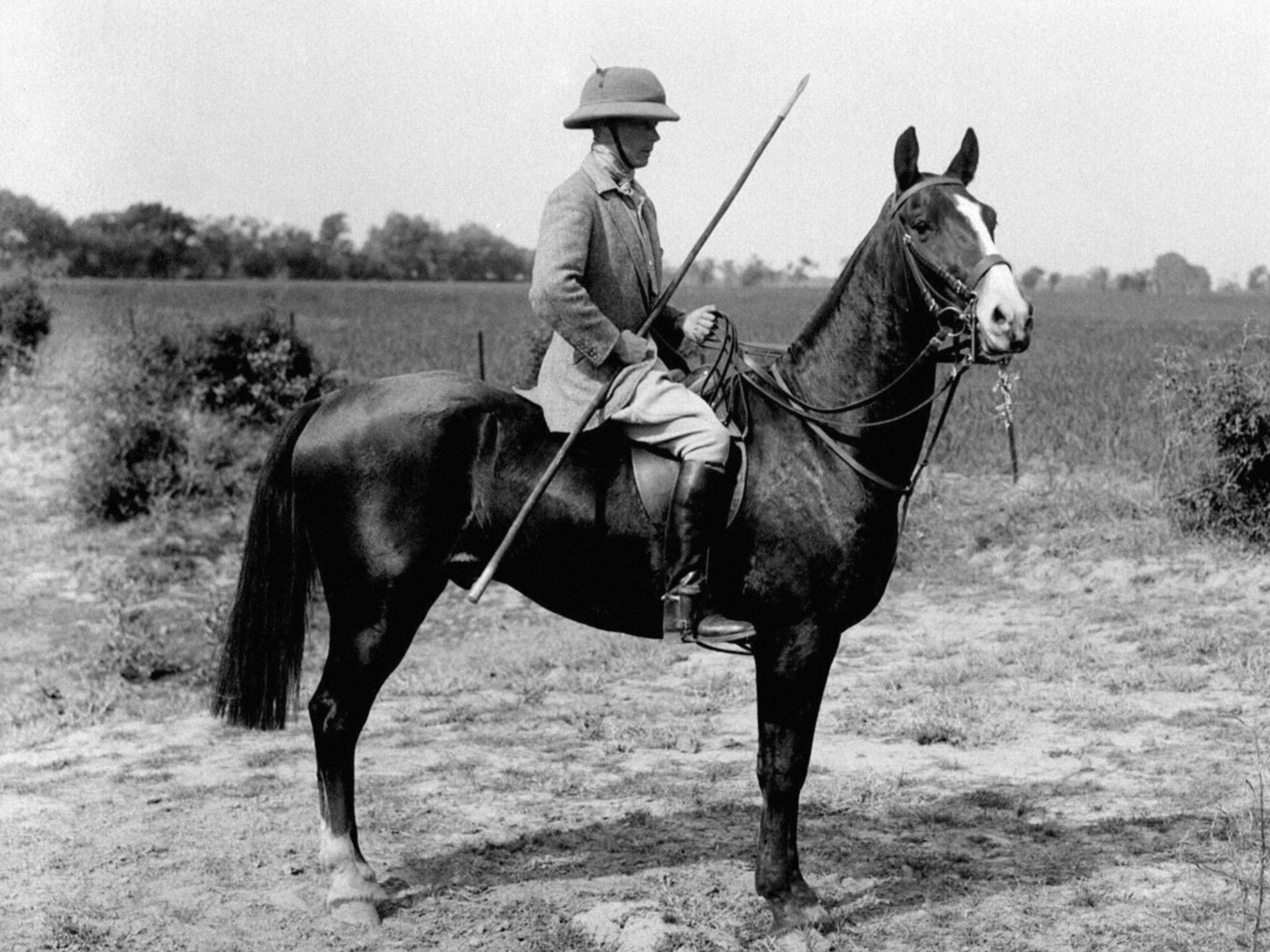 Prince Edward on the Maharaja’s champion pony