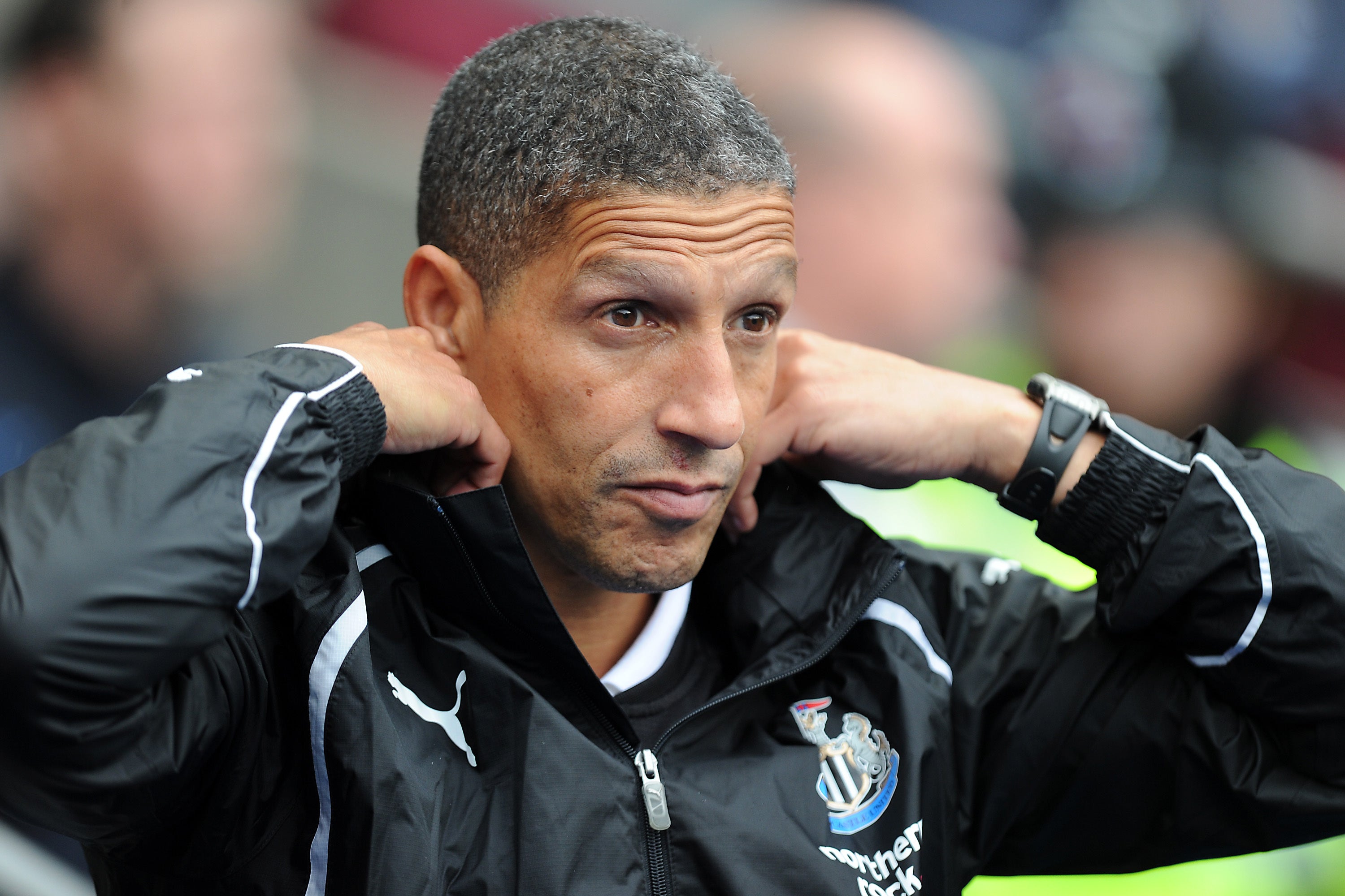 Chris Hughton took on the task of returning Newcastle to the Premier League (Martin Rickett/PA)