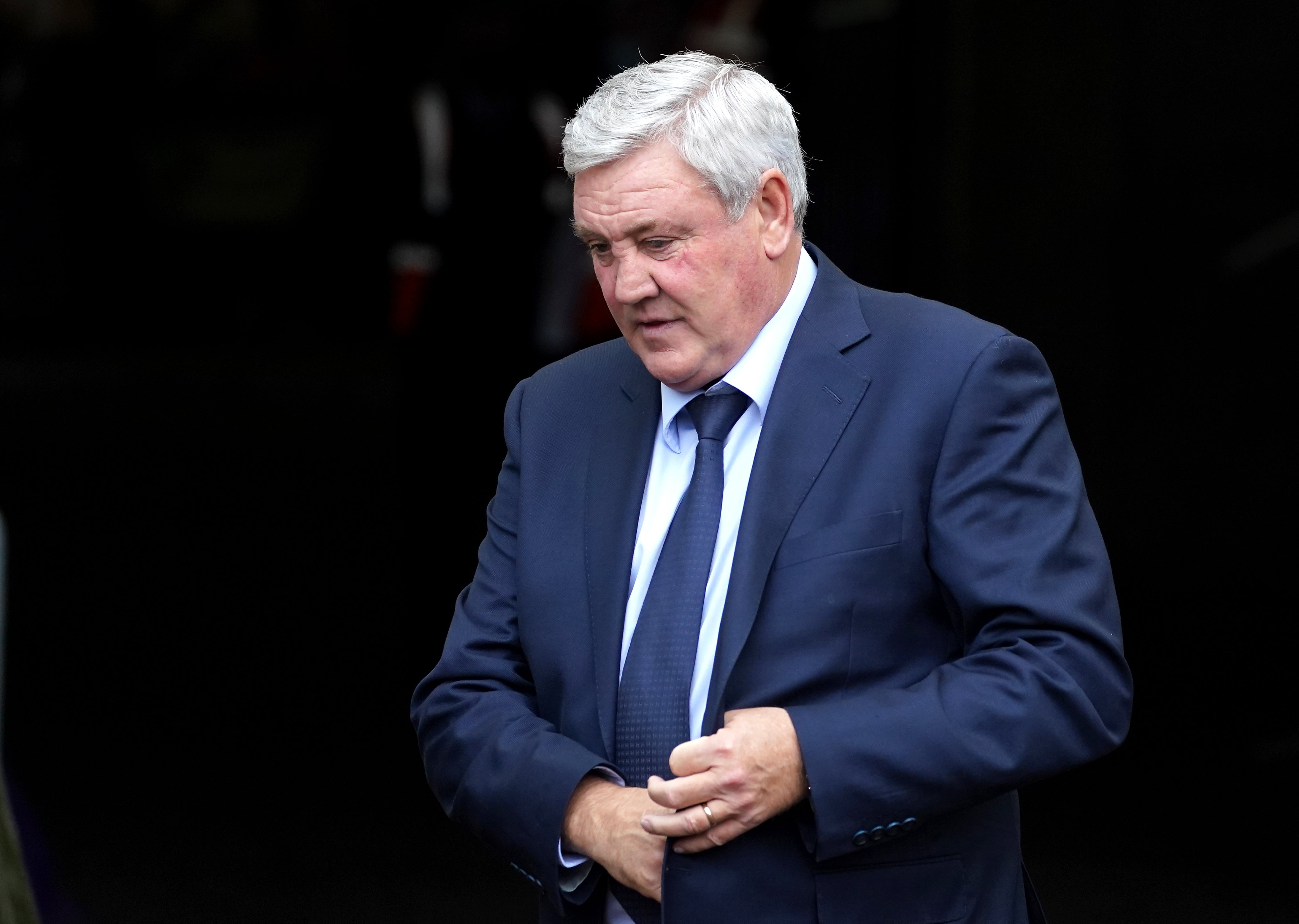 Newcastle head coach Steve Bruce has parted company with the club (Owen Humphreys/PA)